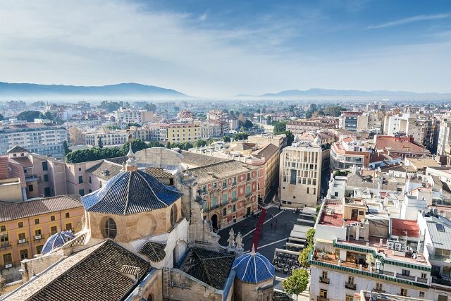 Murcia in the top 3 cities in Europe with the most sunshine hours