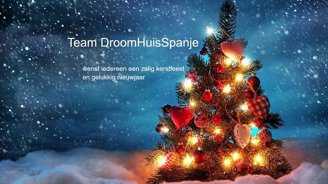 Vrolijk kerstfeest en een gelukkig nieuwjaar - DroomHuisSpanje