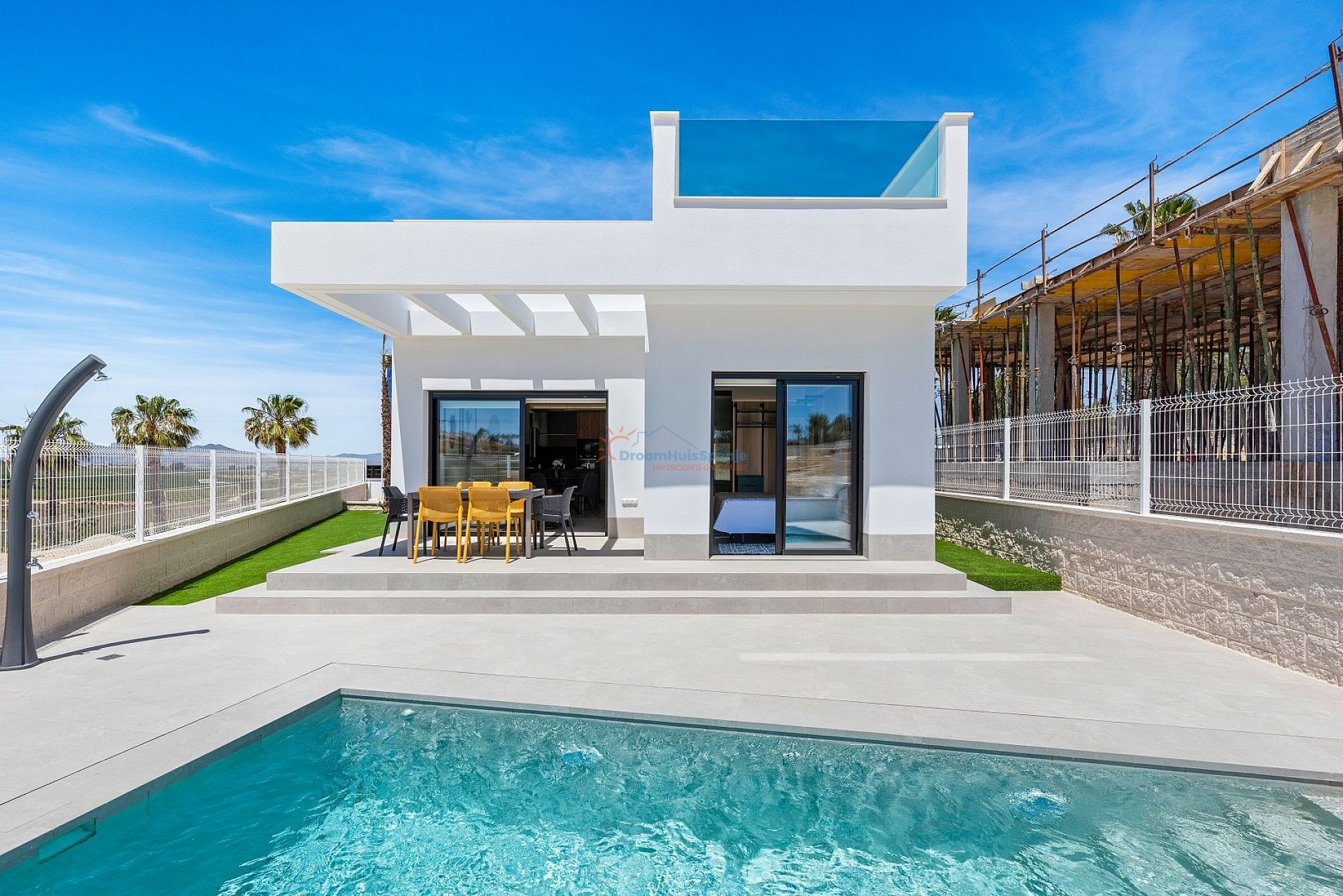 Chalet independiente en La Finca Golf - Obra nueva - DroomHuisSpanje