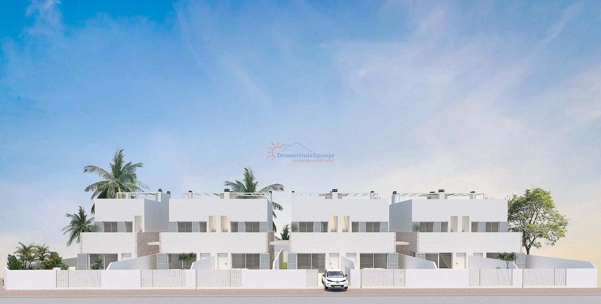 Geschakelde villa met dakterras en zwembad in Torre de la Horadada - DroomHuisSpanje