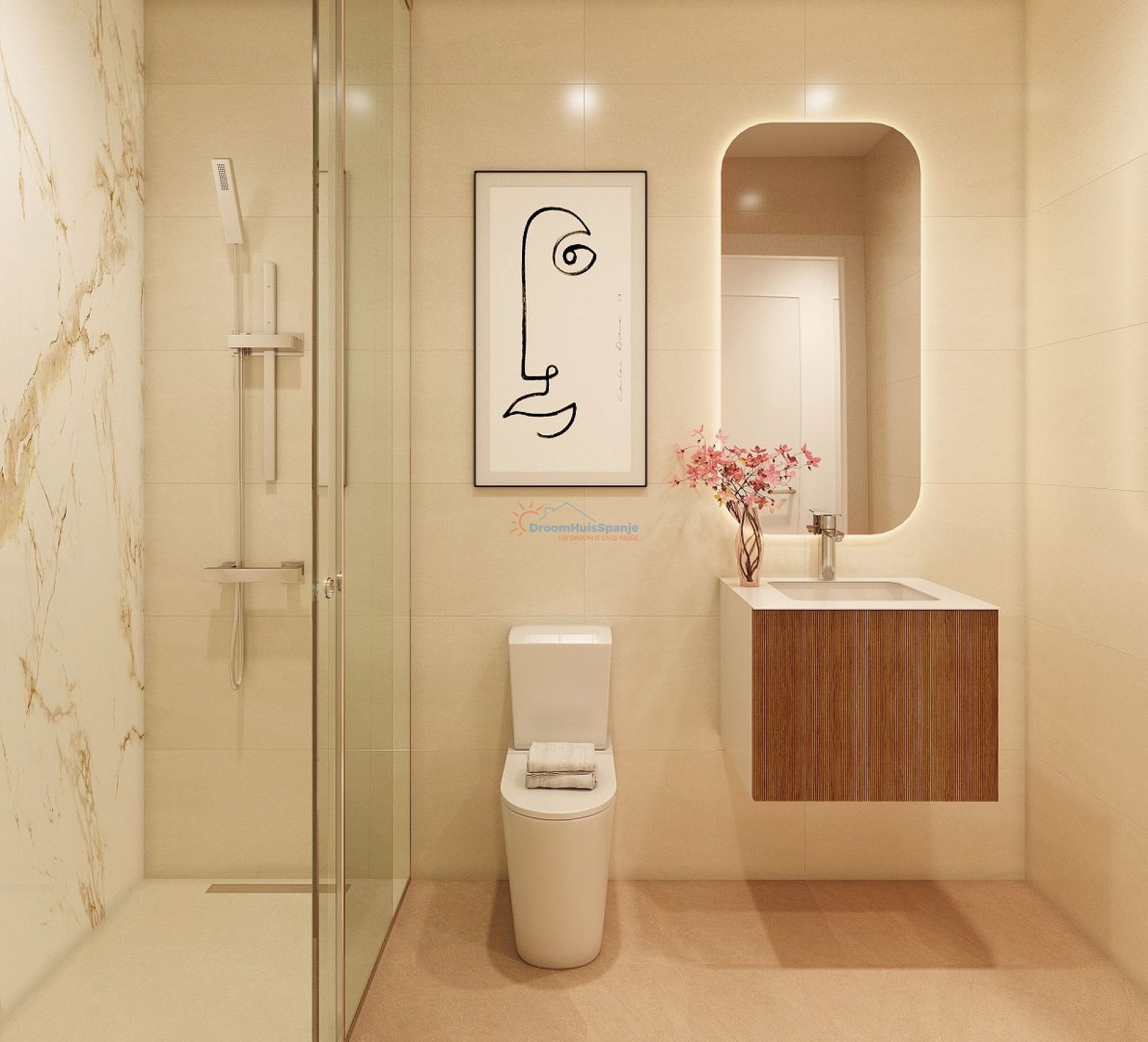 3 slaapkamer begane grond appartement in de Costa Blanca - DroomHuisSpanje