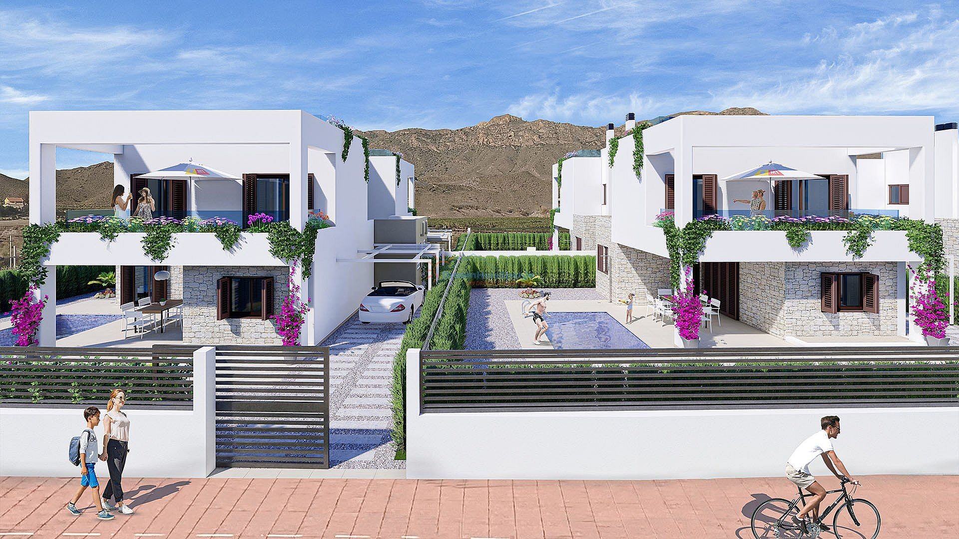 Chalet independiente en Mar de Pulpí - Obra nueva - DroomHuisSpanje