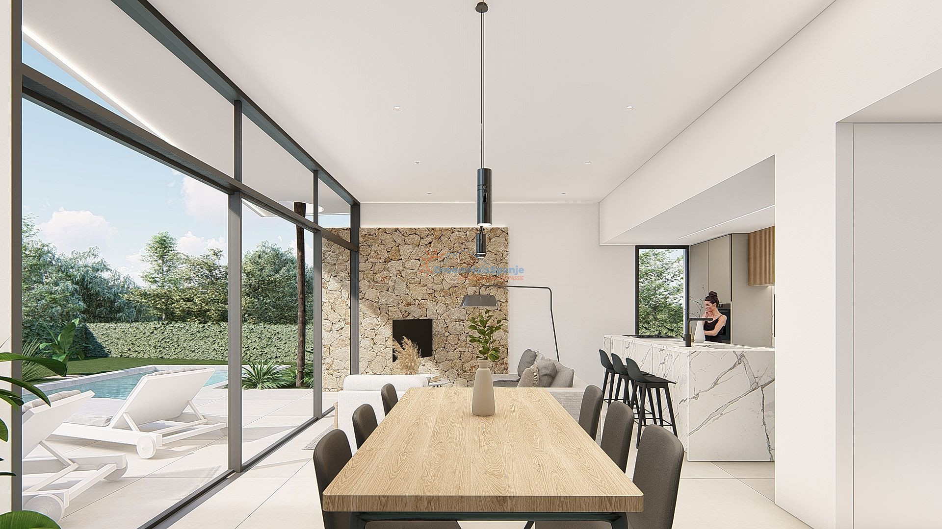 Chalet independiente en Murcia - Obra nueva - DroomHuisSpanje