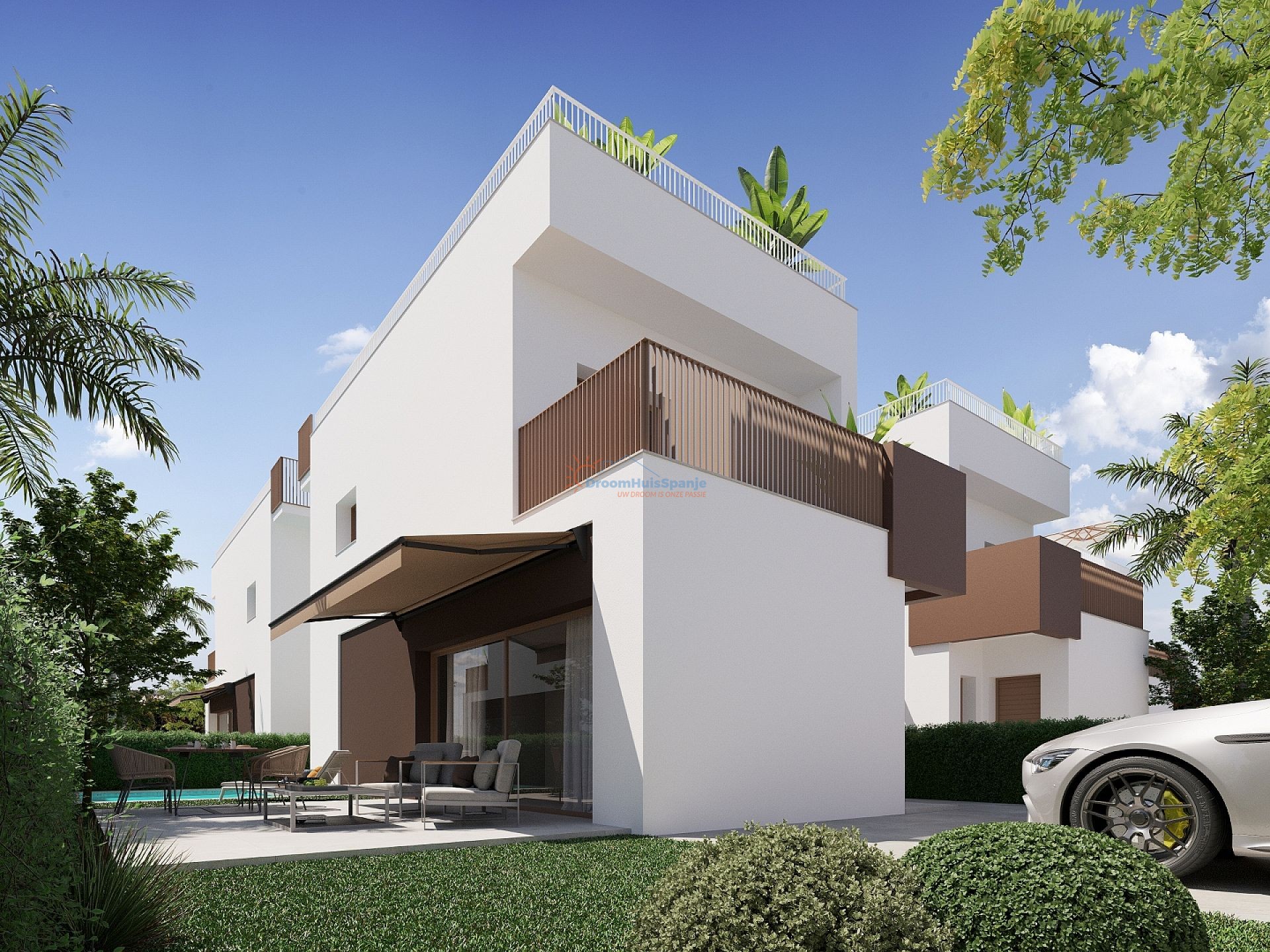 Chalet independiente en La Marina - Obra nueva - DroomHuisSpanje