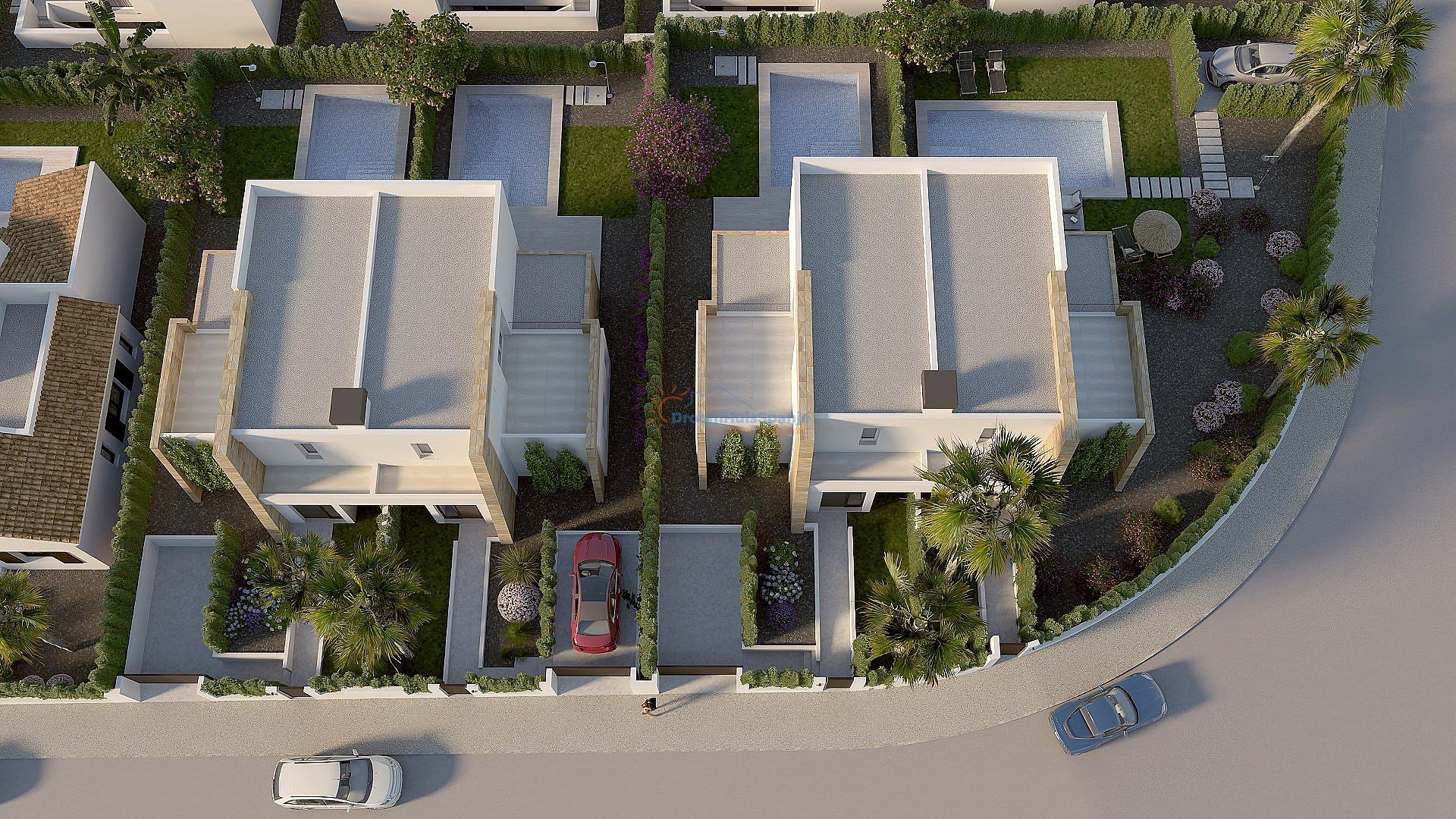 Adosado en La Finca Golf - Obra nueva - DroomHuisSpanje