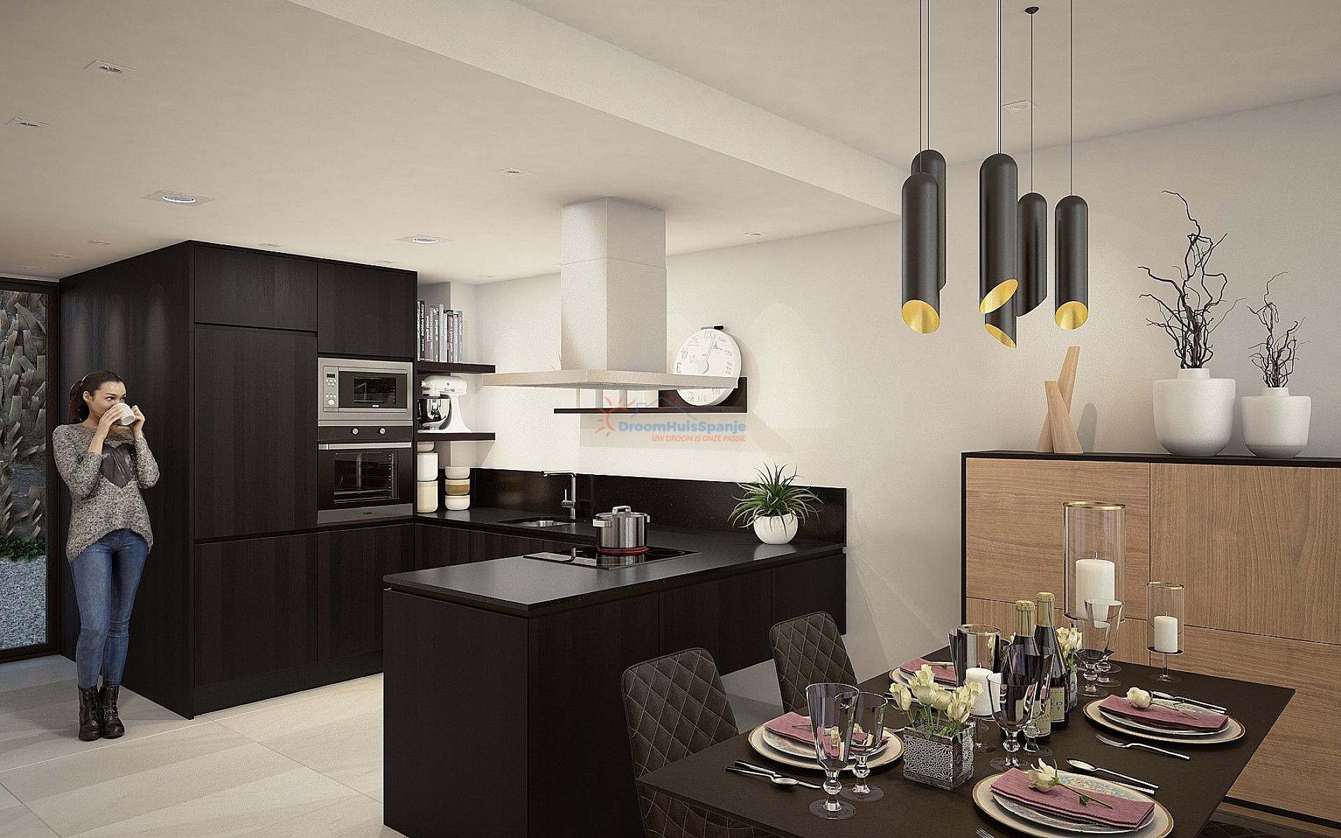 Adosado en La Finca Golf - Obra nueva - DroomHuisSpanje