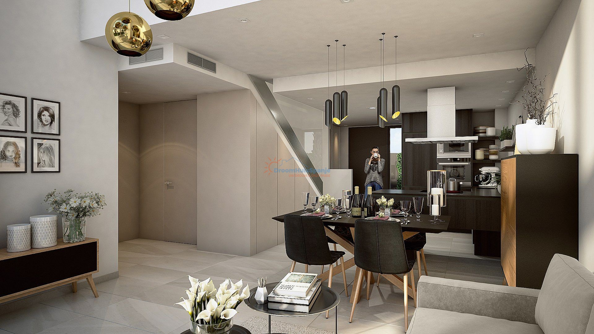 Adosado en La Finca Golf - Obra nueva - DroomHuisSpanje