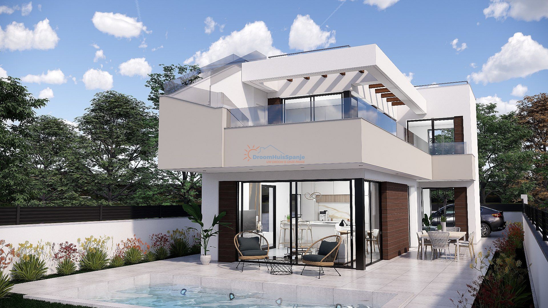 Detached Villa in Lo Romero Golf - New build - DroomHuisSpanje