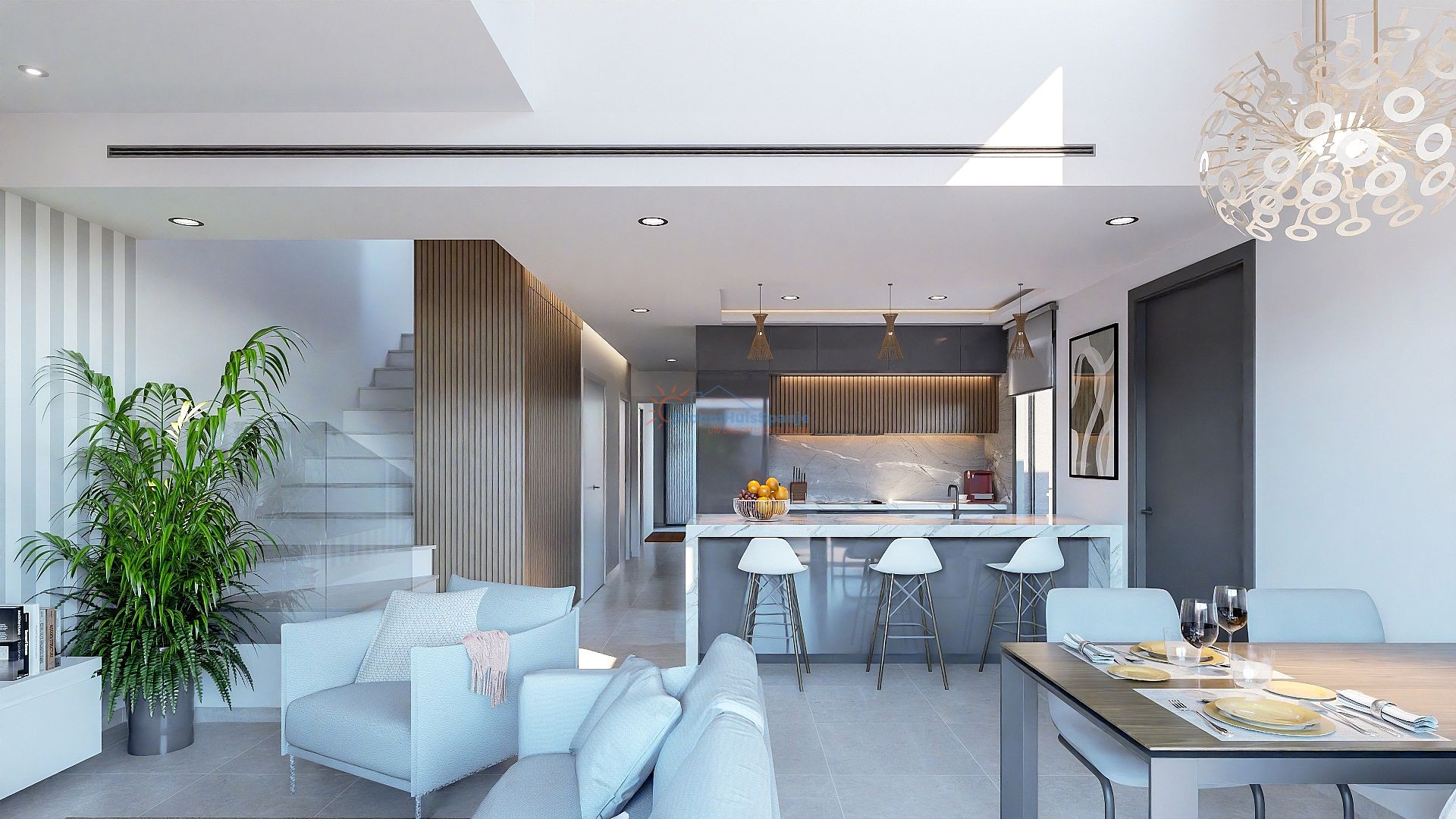 Chalet independiente en Cartagena - Obra nueva - DroomHuisSpanje