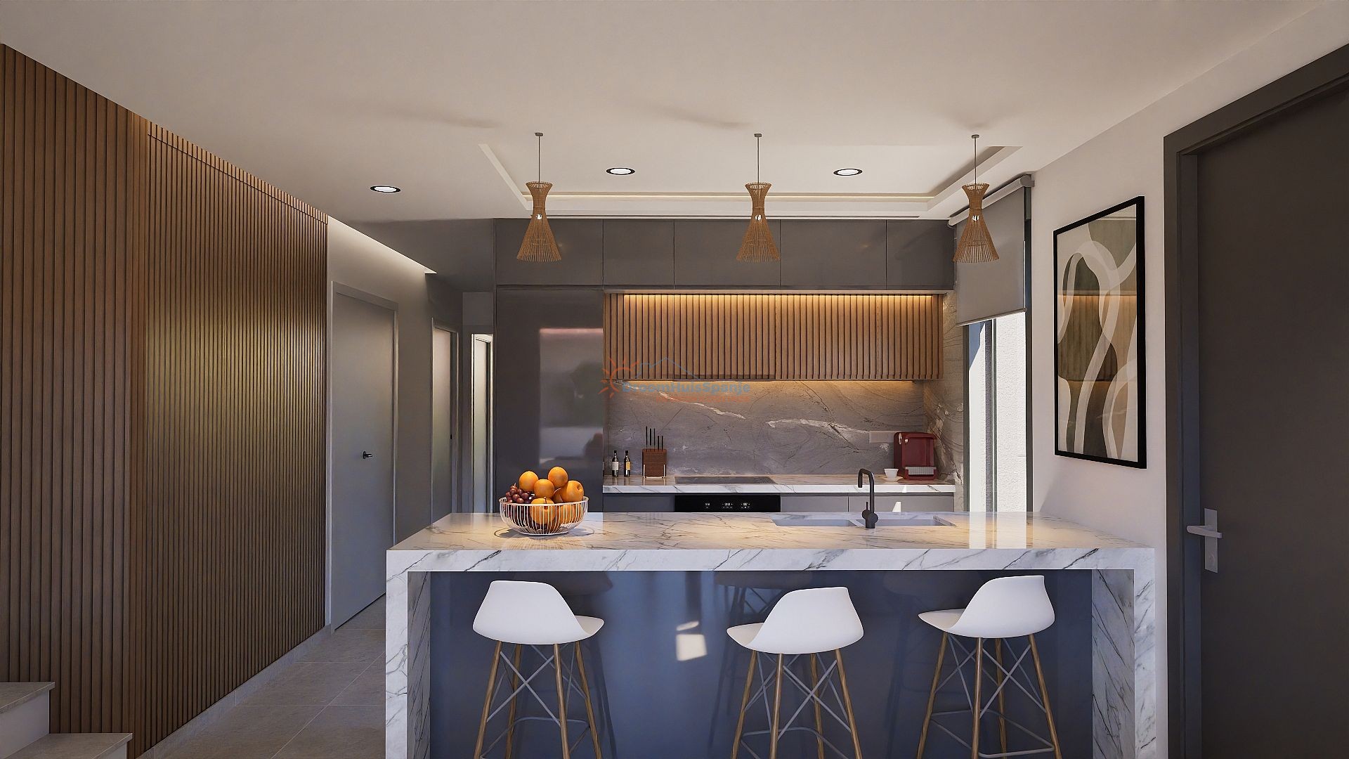 Chalet independiente en Cartagena - Obra nueva - DroomHuisSpanje