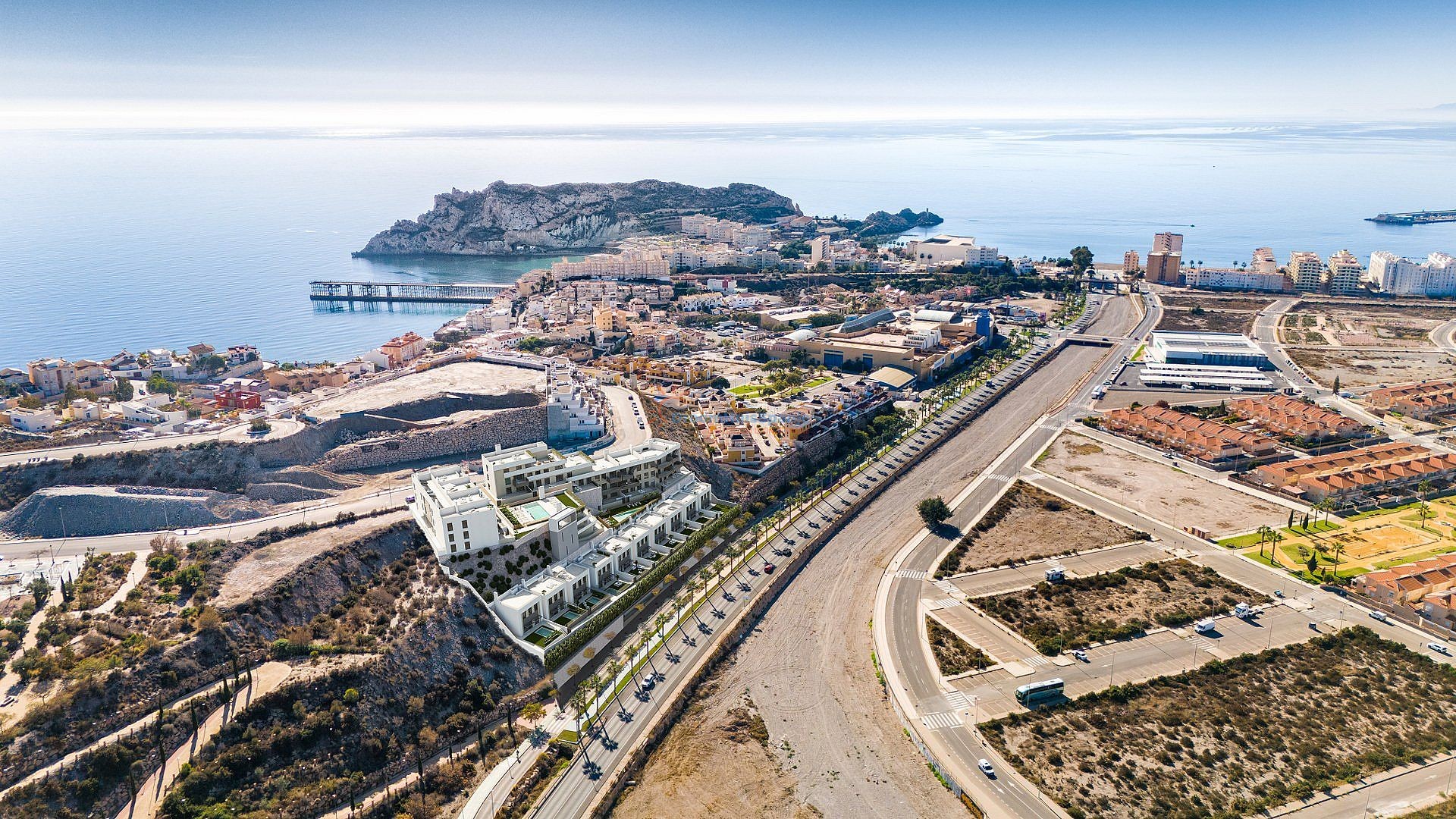 Penthouse met solarium op 800m van het strand in Aguilas - DroomHuisSpanje