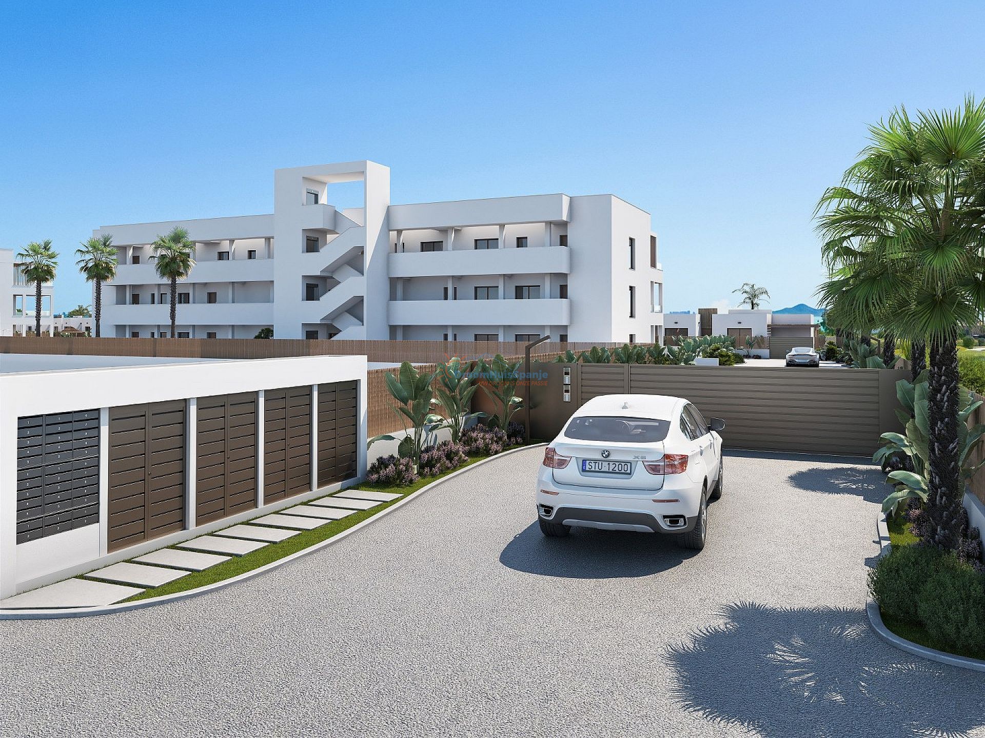 Begane grond hoek appartement direct gelegen aan Serena Golf - DroomHuisSpanje