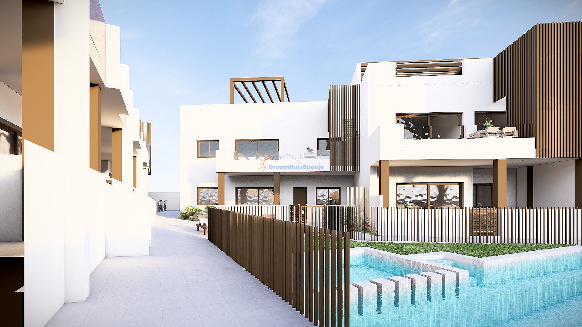 Begane grond woning met ruim terras in Pilar de la Horadada - DroomHuisSpanje