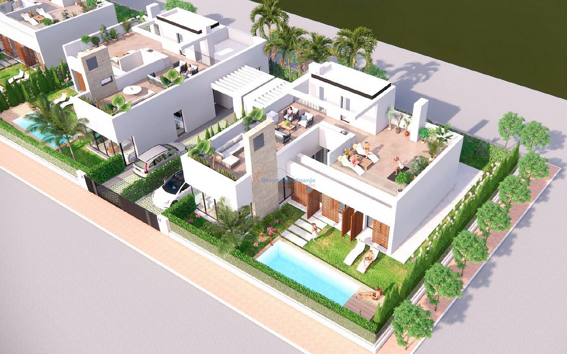 Detached Villa in Santa Rosalía Resort - New build - DroomHuisSpanje