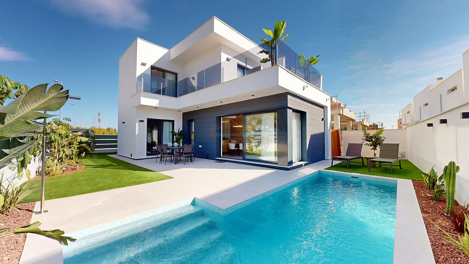 Moderne villa met privé zwembad op Roda Golf, Murcia - DroomHuisSpanje