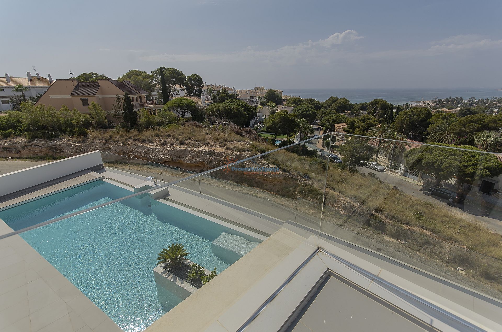 Villa de lujo con piscina privada con vistas panorámicas al mar - DroomHuisSpanje