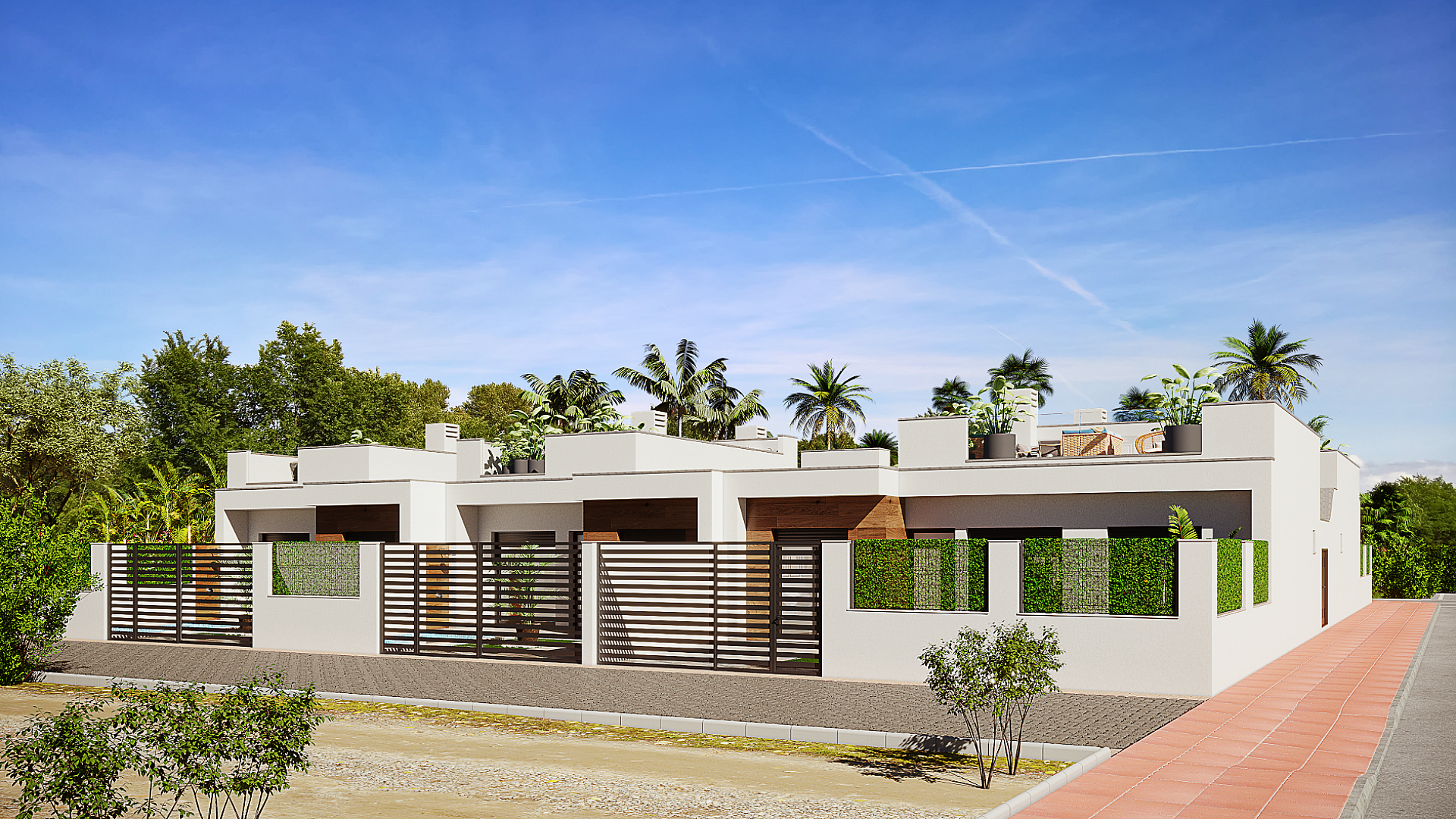 Gelijkvloerse villa met 3 slaapkamers - DroomHuisSpanje