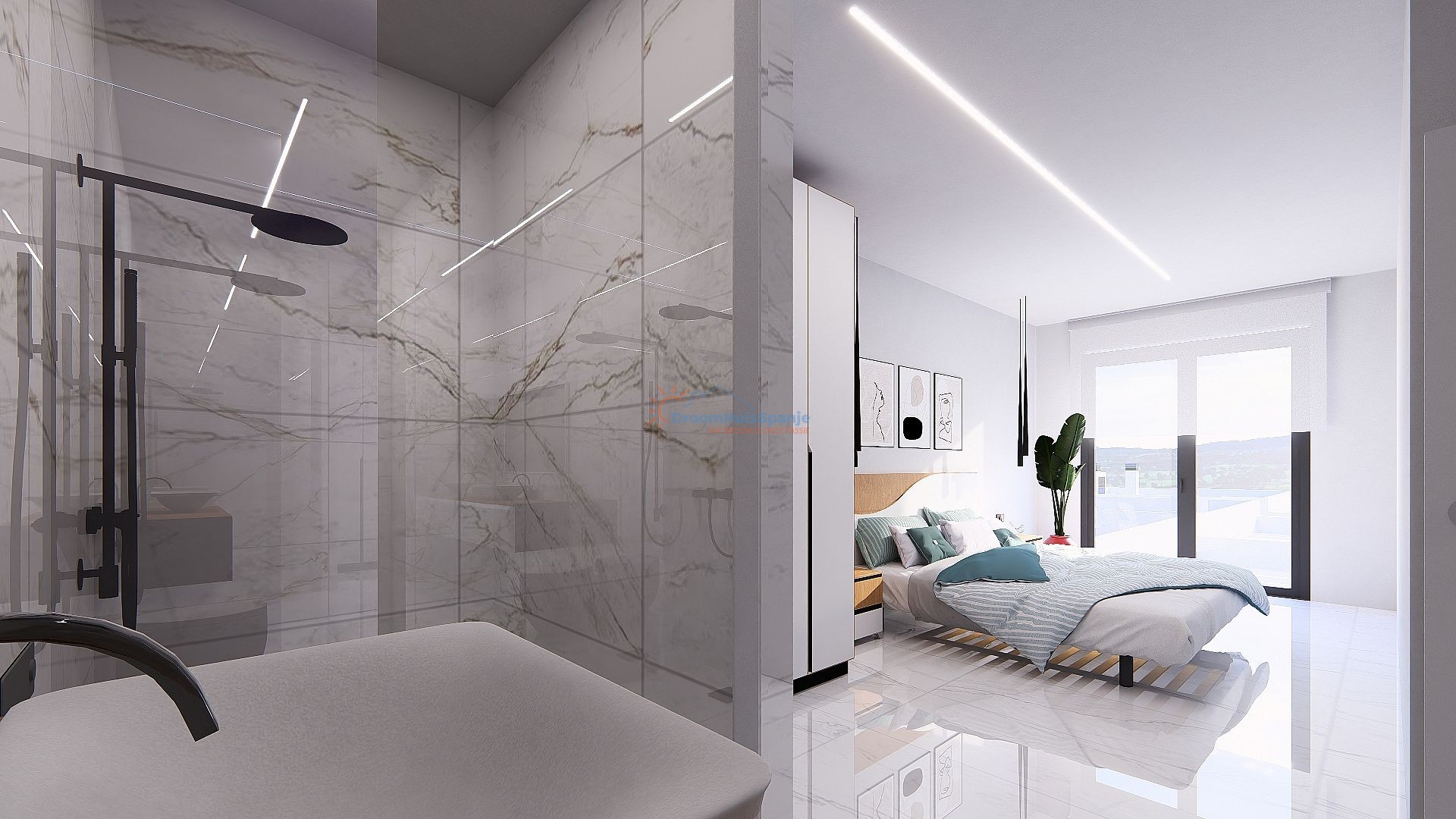 Begane grond appartement op La Finca Golf te koop - DroomHuisSpanje