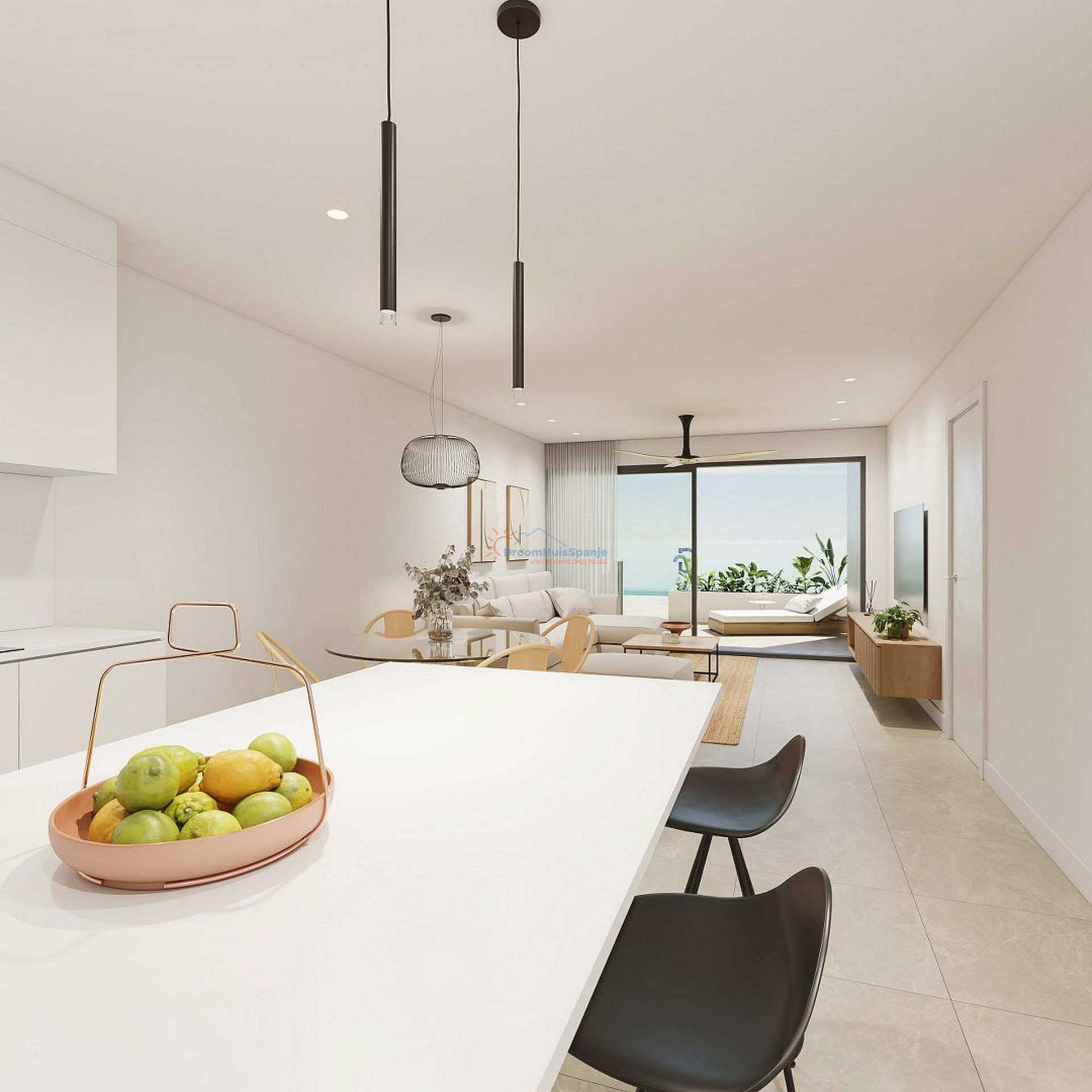 Begane grond appartement met privé tuin in de Costa Blanca - DroomHuisSpanje