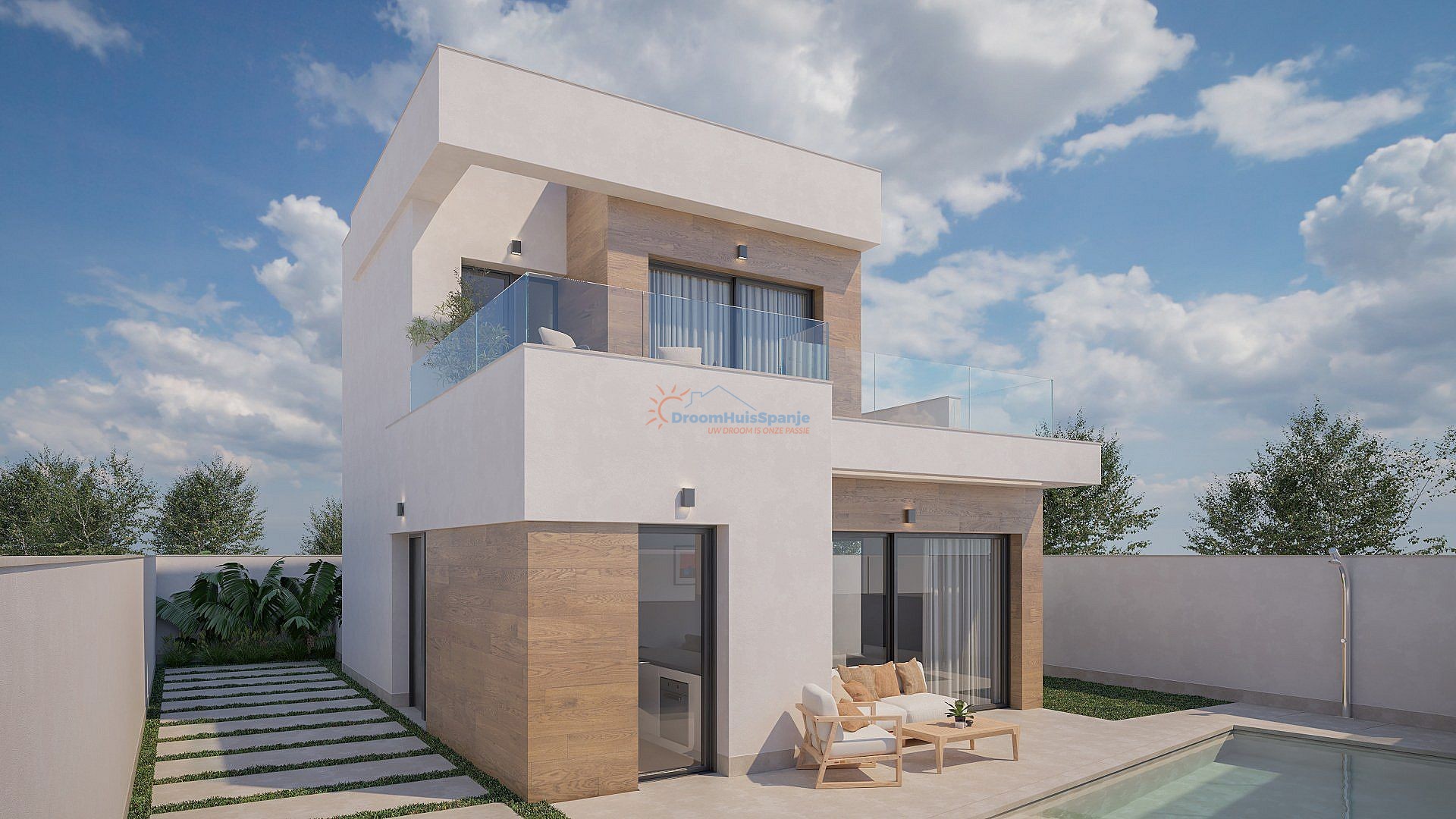Detached Villa in Lo Romero Golf - New build - DroomHuisSpanje