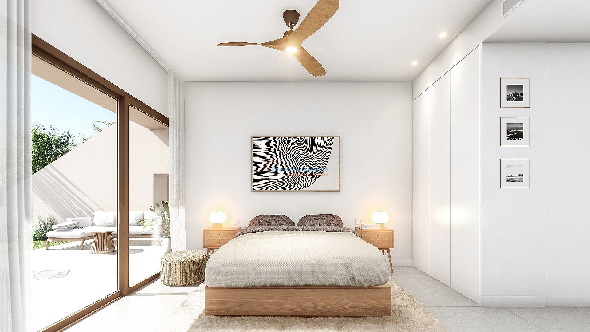 Gelijkvloers 3 slaapkamer appartement op Roda Golf, Murcia - DroomHuisSpanje