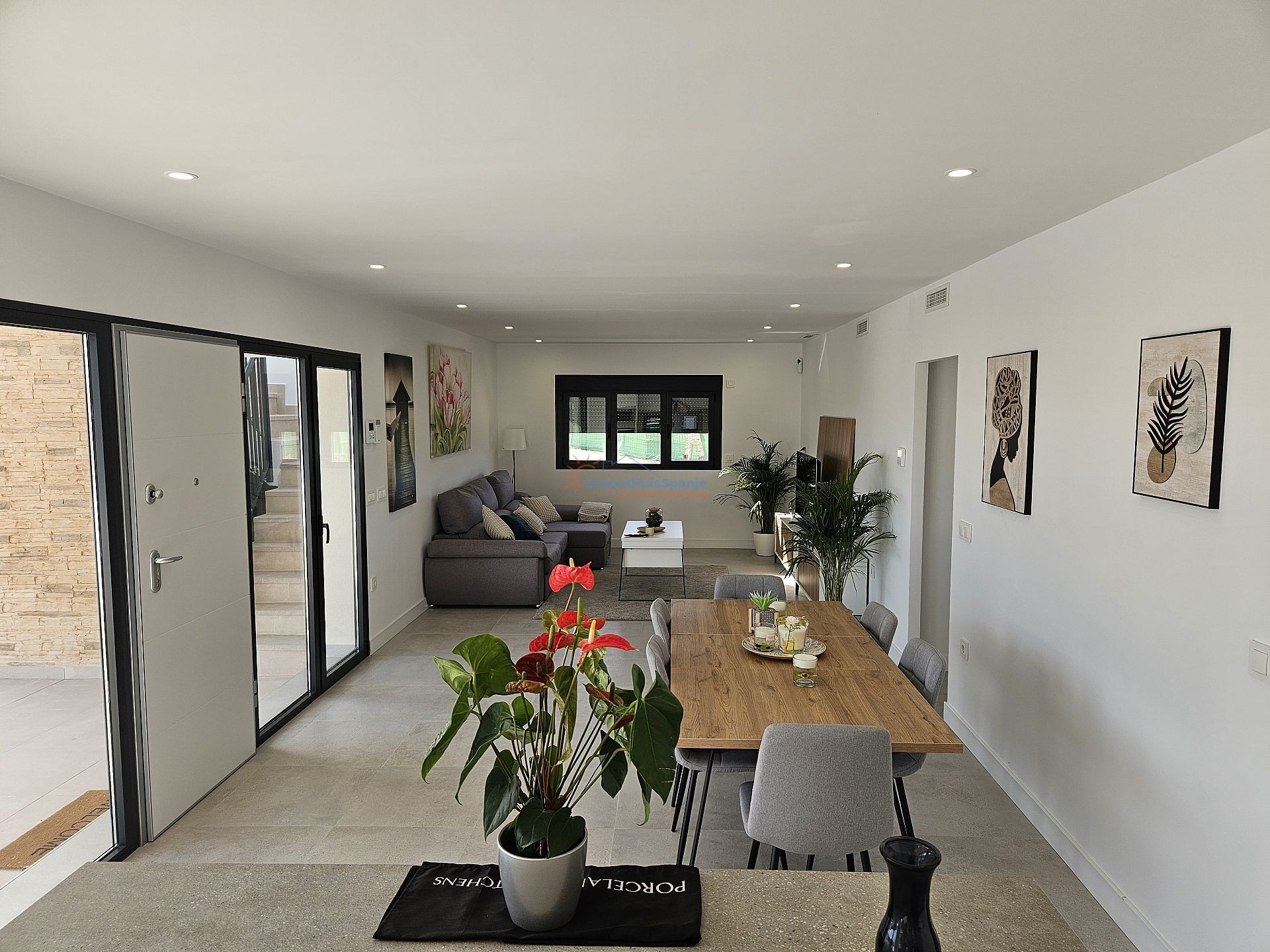 Chalet independiente en Fuente Alamo, La Pinilla - Obra nueva - DroomHuisSpanje