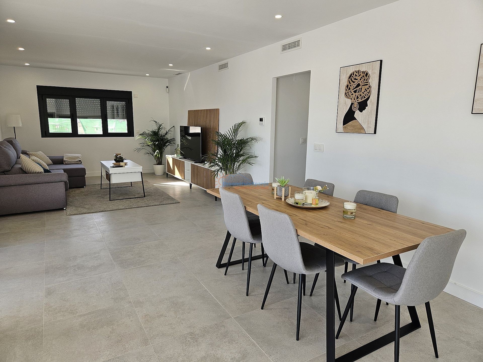 Chalet independiente en Fuente Alamo, La Pinilla - Obra nueva - DroomHuisSpanje