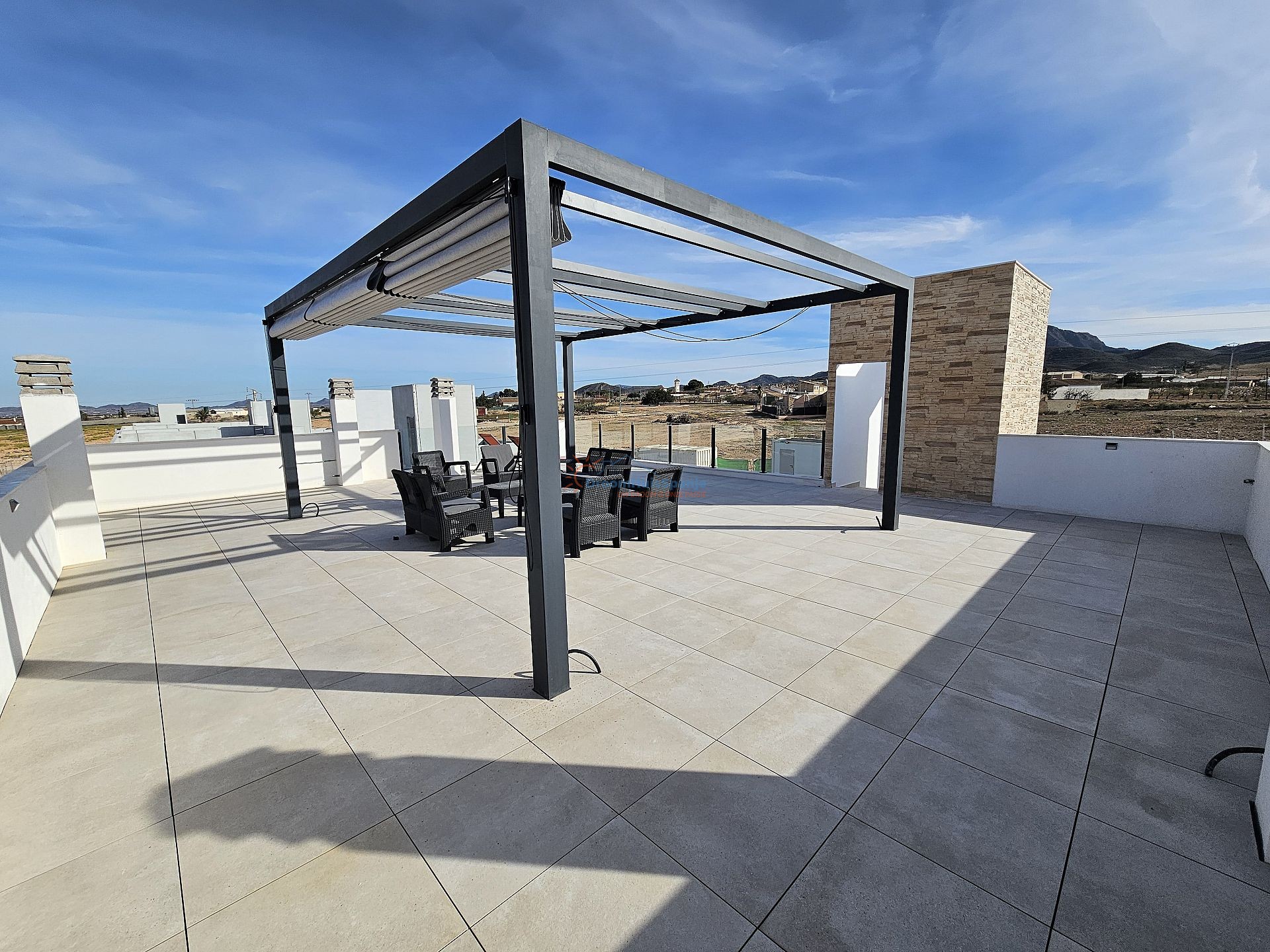 Chalet independiente en Fuente Alamo, La Pinilla - Obra nueva - DroomHuisSpanje