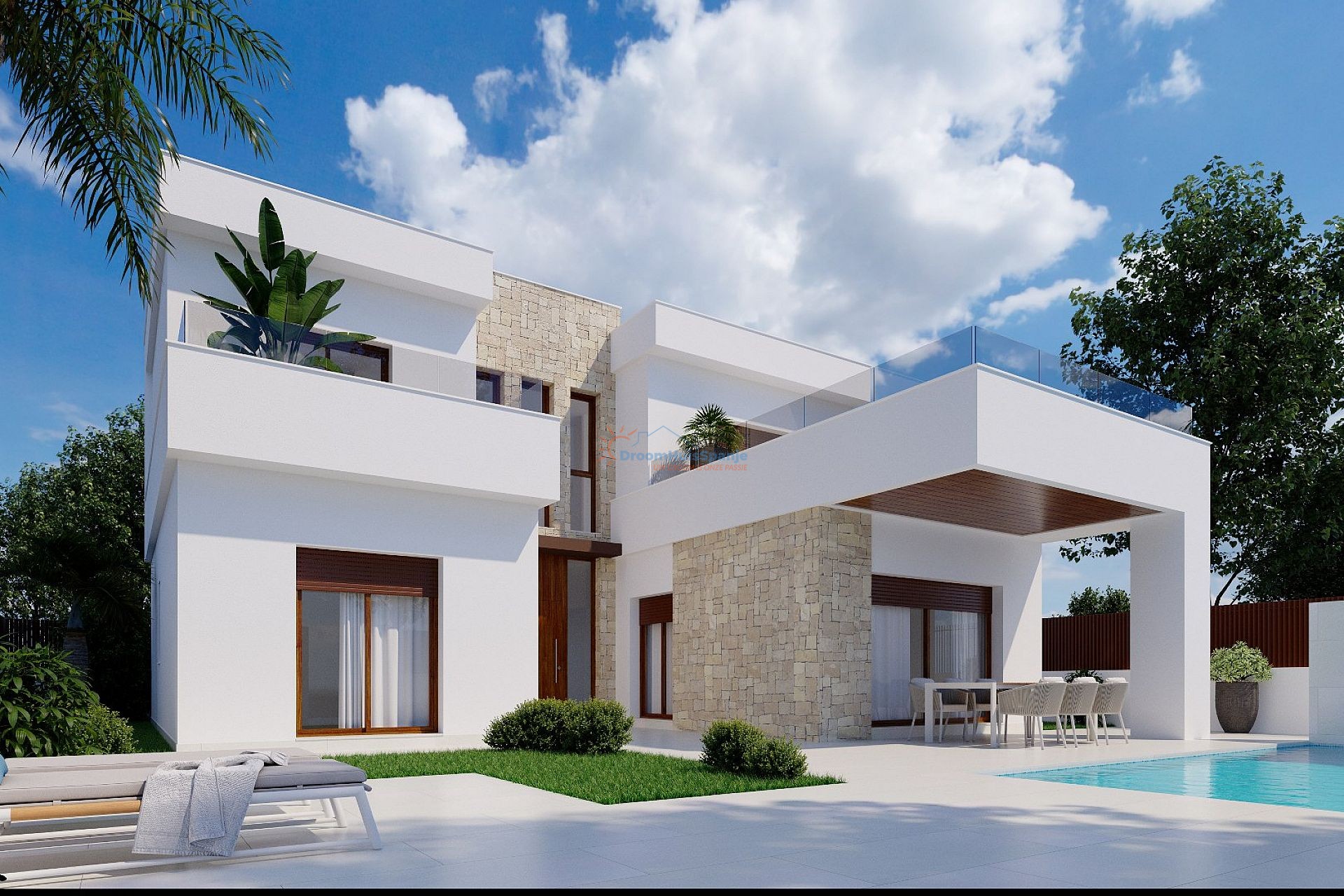 Chalet independiente en Vistabella Golf - Obra nueva - DroomHuisSpanje