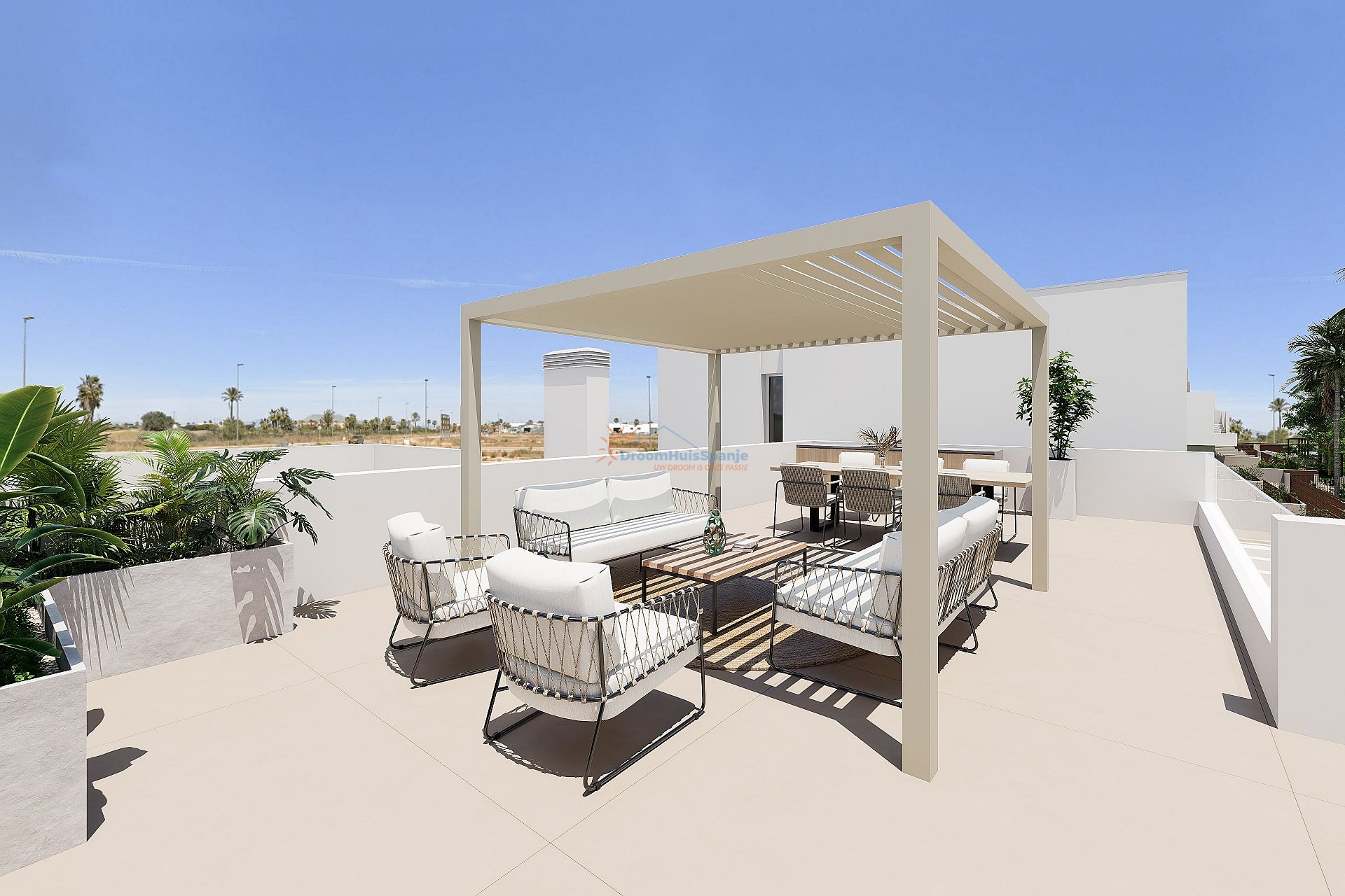 Chalet independiente en Los Alcázares - Obra nueva - DroomHuisSpanje