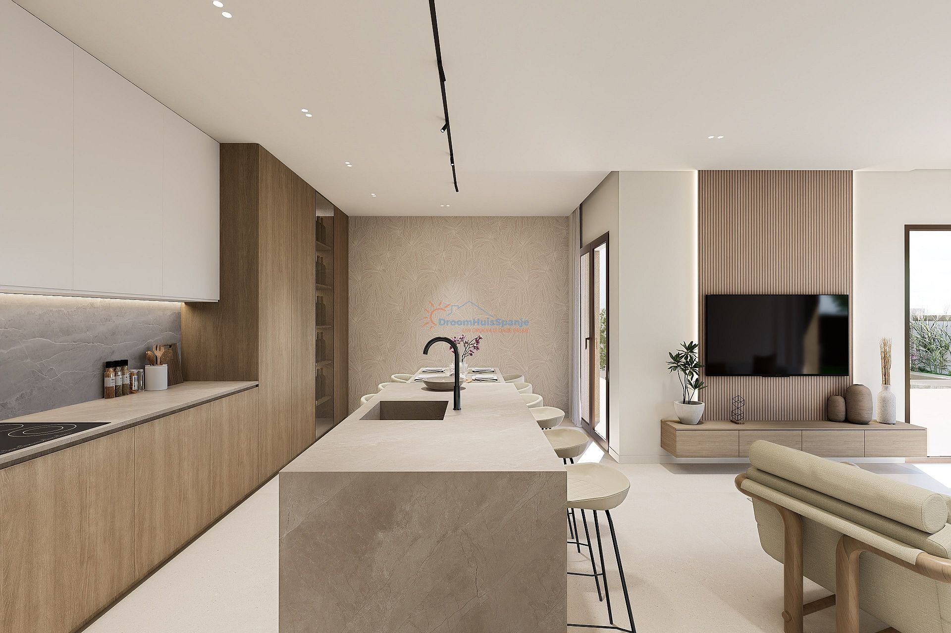 Moderne villa met privé zwembad in Serena Golf, Costa Calida - DroomHuisSpanje