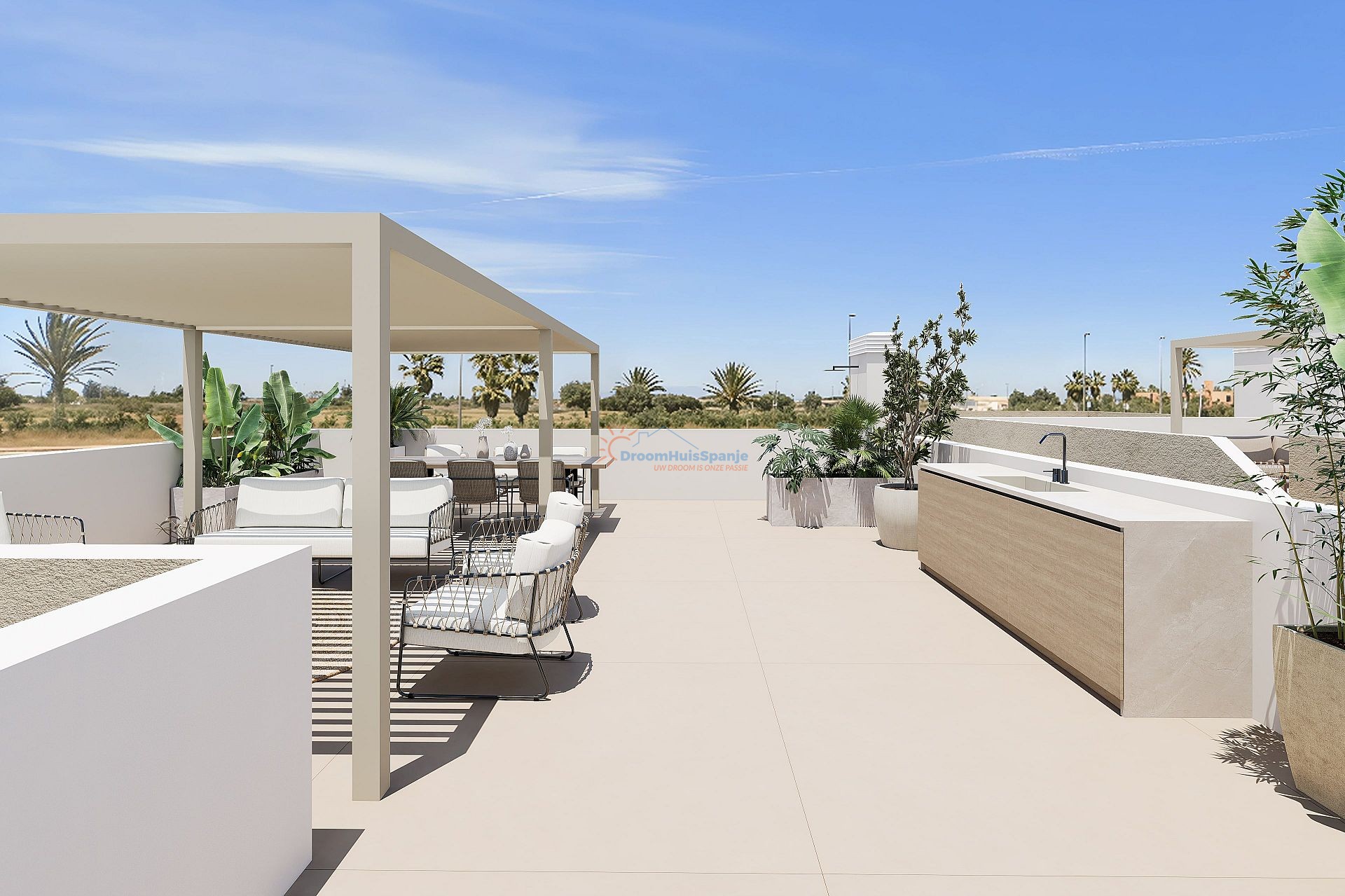 Moderne villa met privé zwembad in Serena Golf, Costa Calida - DroomHuisSpanje