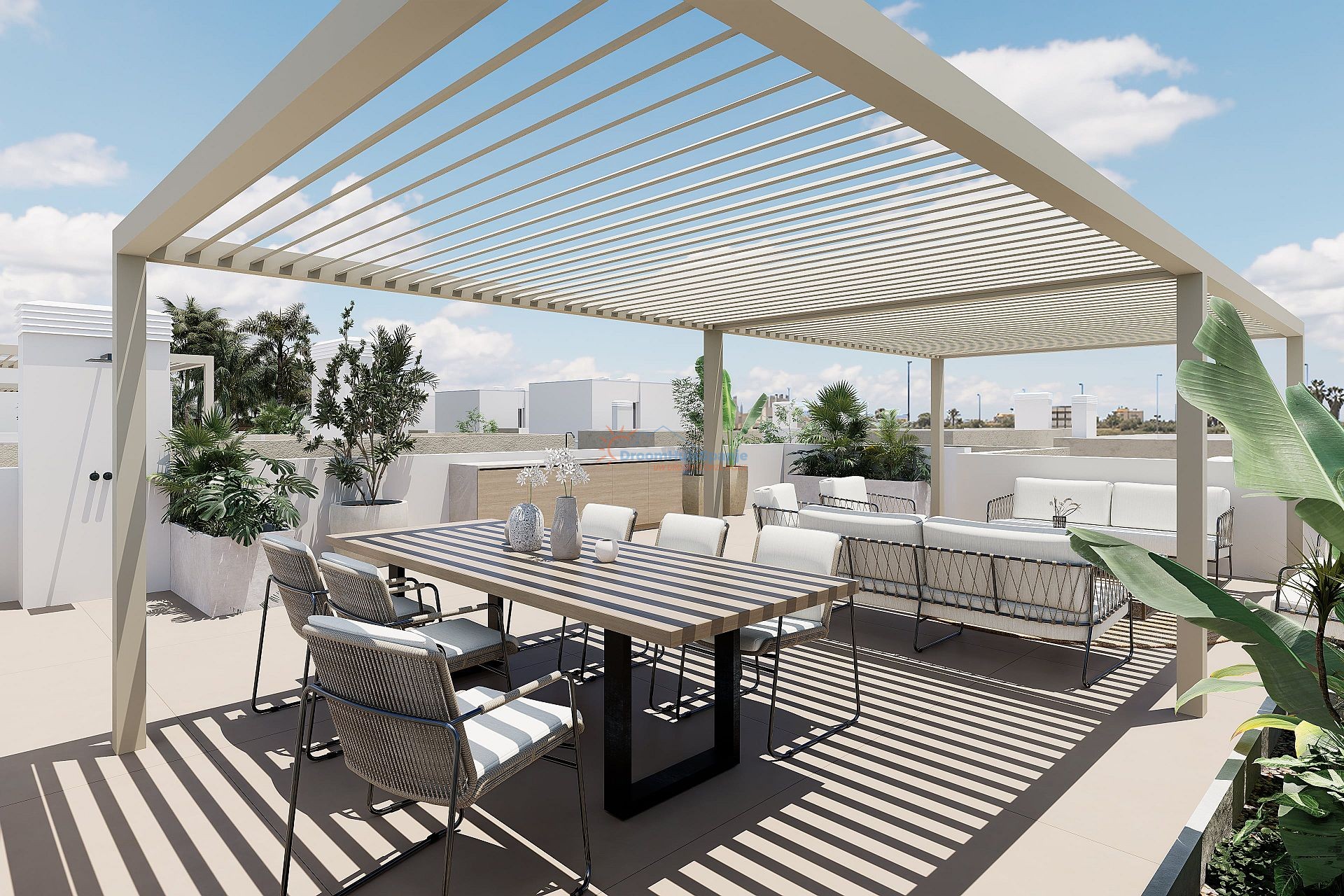 Moderne villa met privé zwembad in Serena Golf, Costa Calida - DroomHuisSpanje