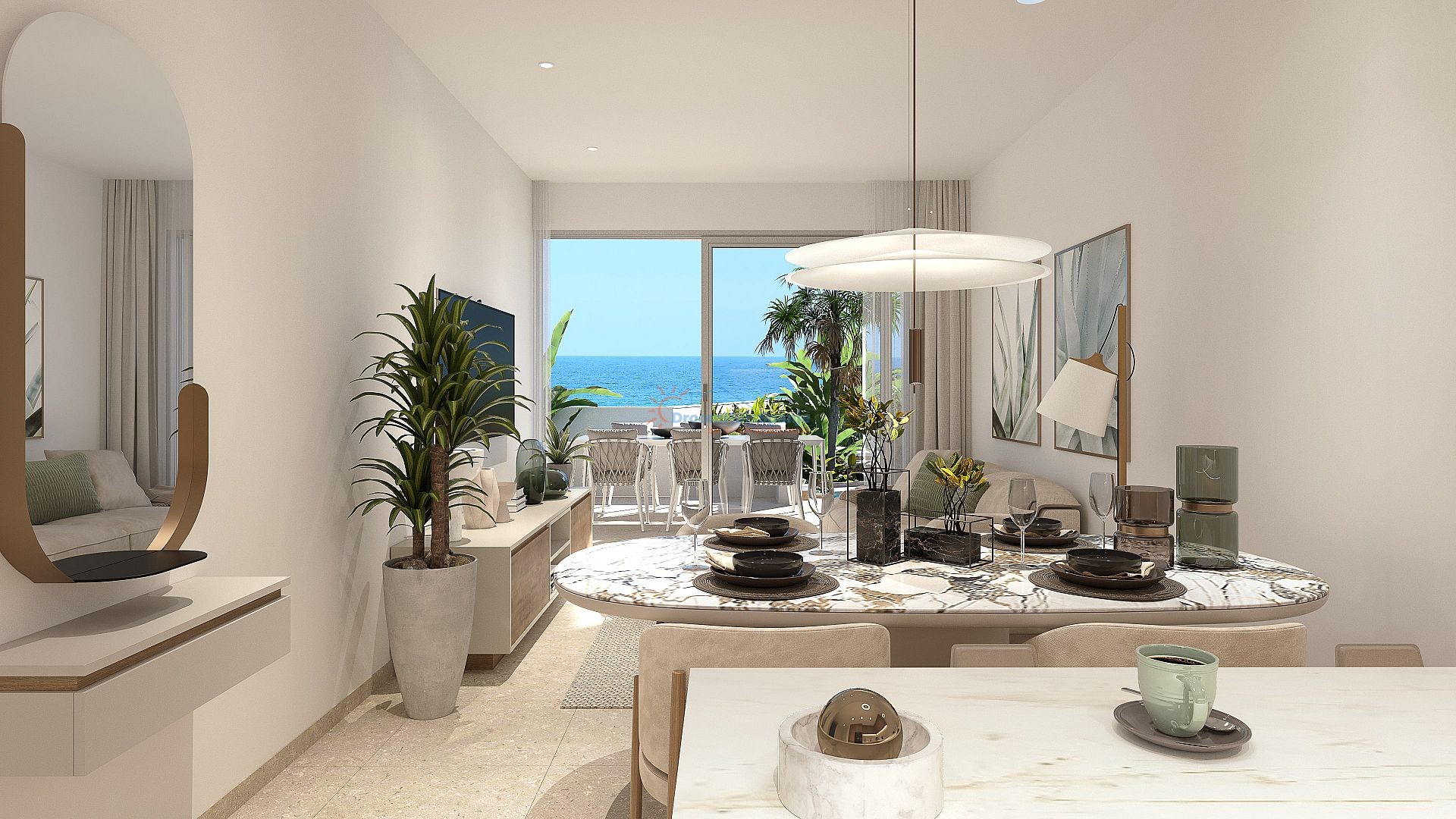 Penthouse met toeristische verhuurlicentie in Mil Palmeras - DroomHuisSpanje