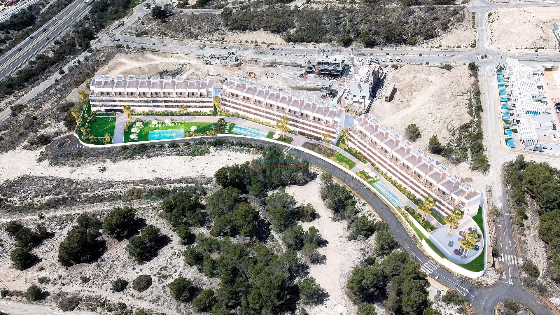 Atico en Finestrat - Obra nueva - DroomHuisSpanje