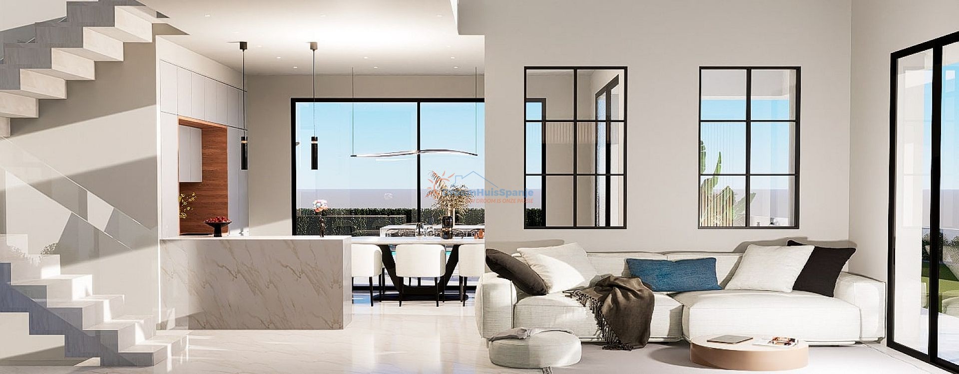 Chalet independiente en Finestrat - Obra nueva - DroomHuisSpanje