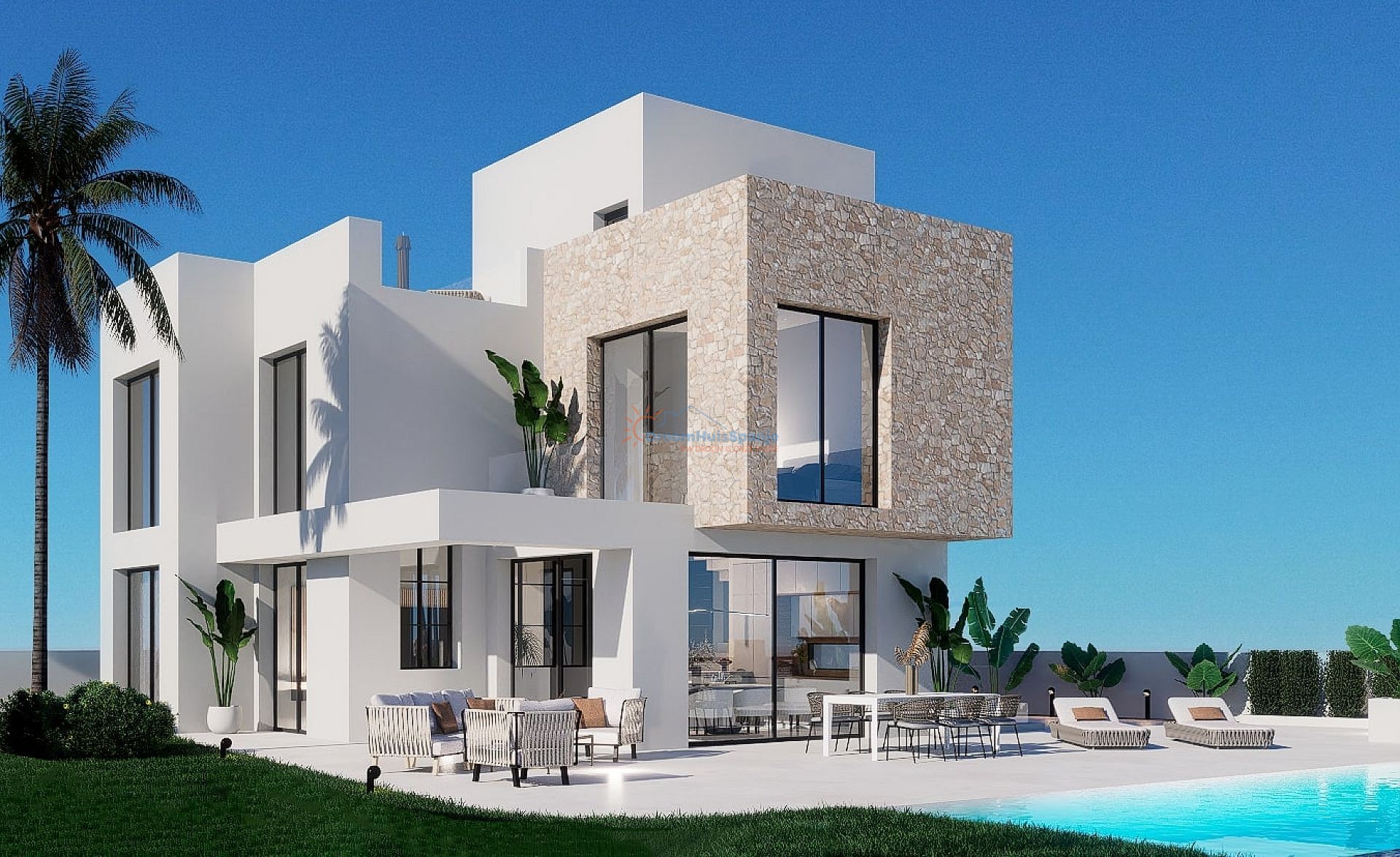 Chalet independiente en Finestrat - Obra nueva - DroomHuisSpanje