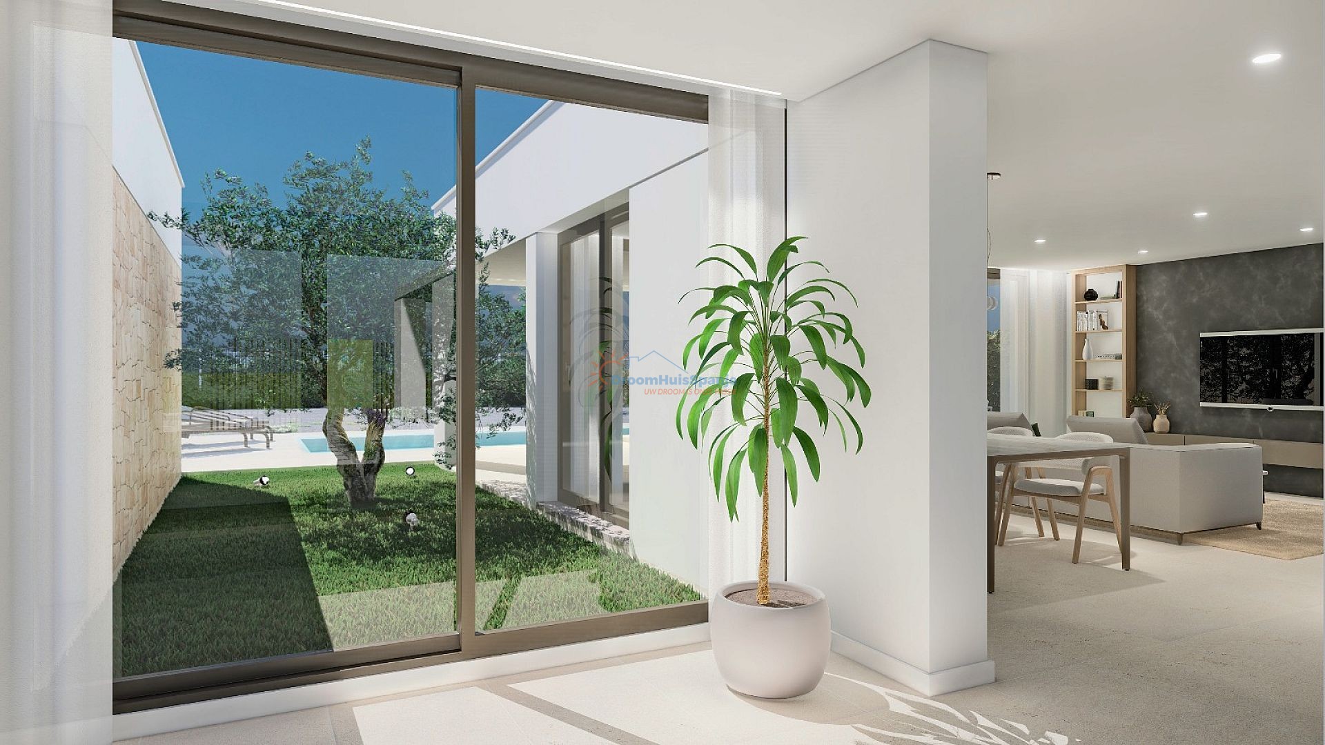 Front line golf 4 slaapkamer villa te koop, Hacienda del Alamo - DroomHuisSpanje