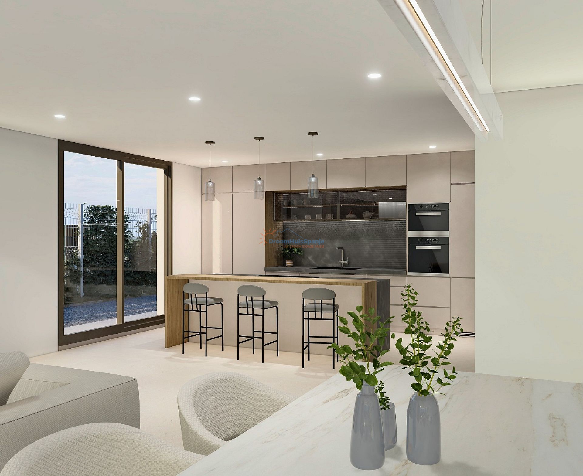 Front line golf 4 slaapkamer villa te koop, Hacienda del Alamo - DroomHuisSpanje