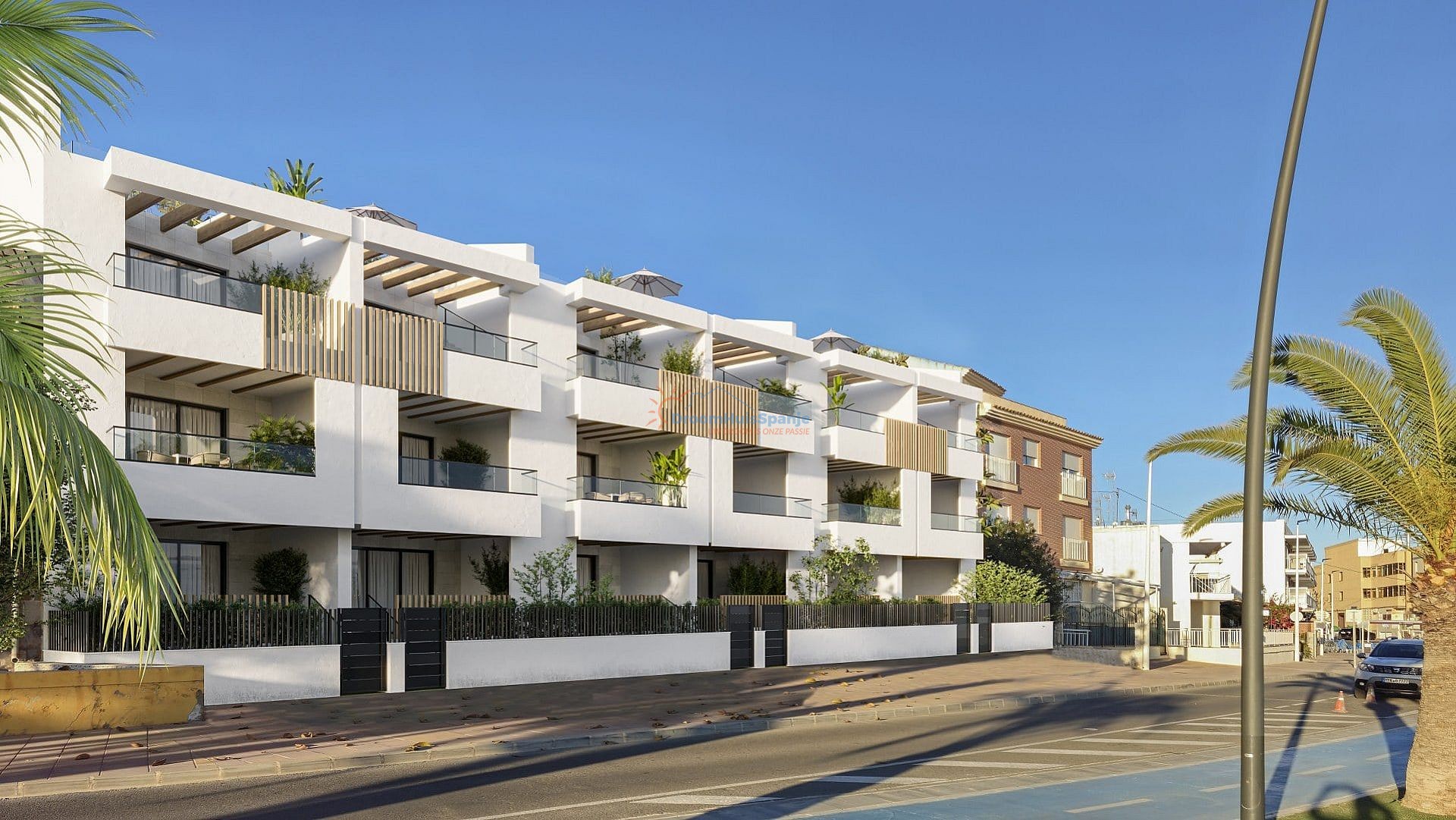 Begane grond 3 slaapkamer appartement eerste lijn Mar Menor - DroomHuisSpanje