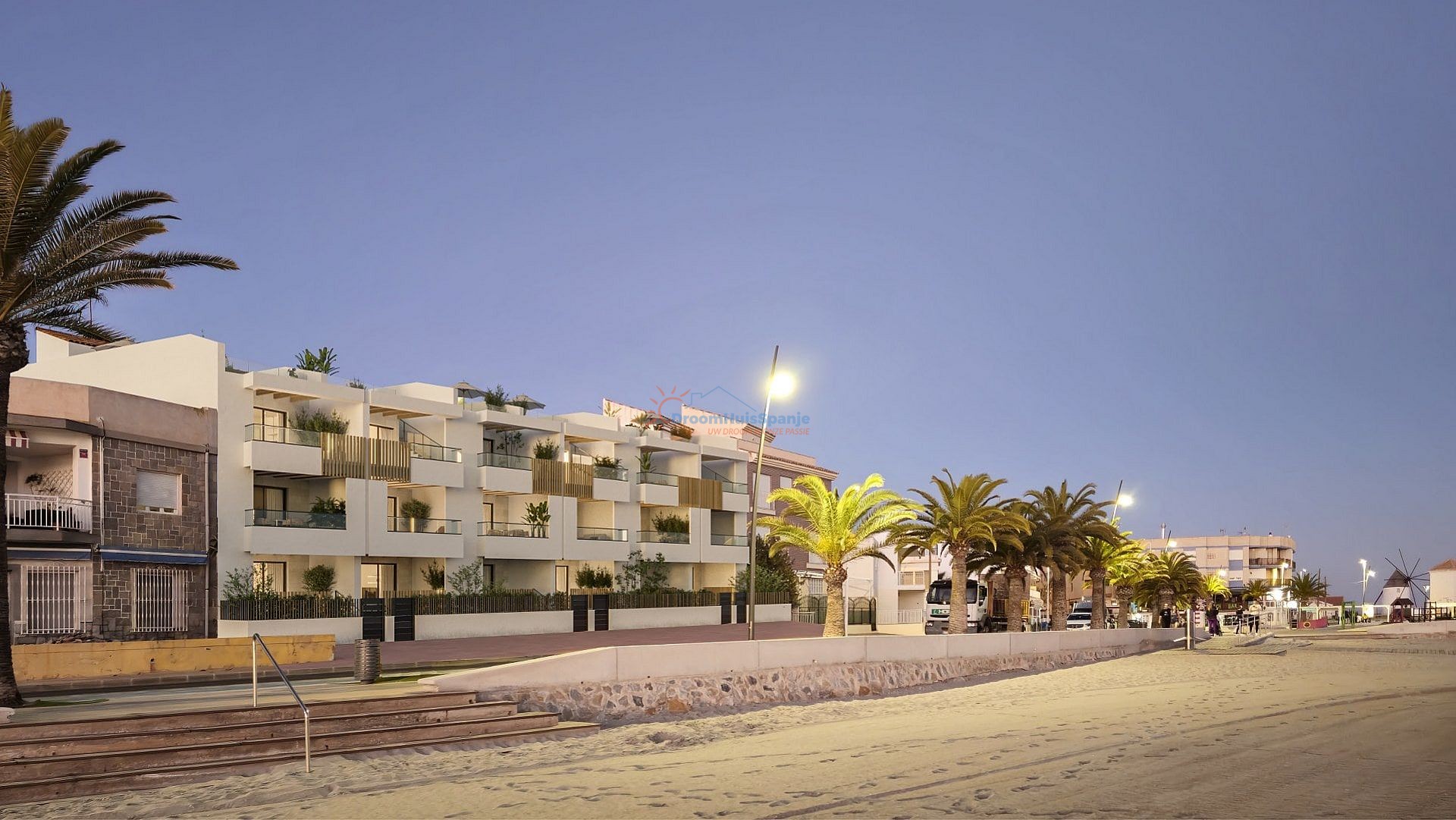 Modern appartement eerste lijn strand in Lo Pagan, Costa Calida - DroomHuisSpanje