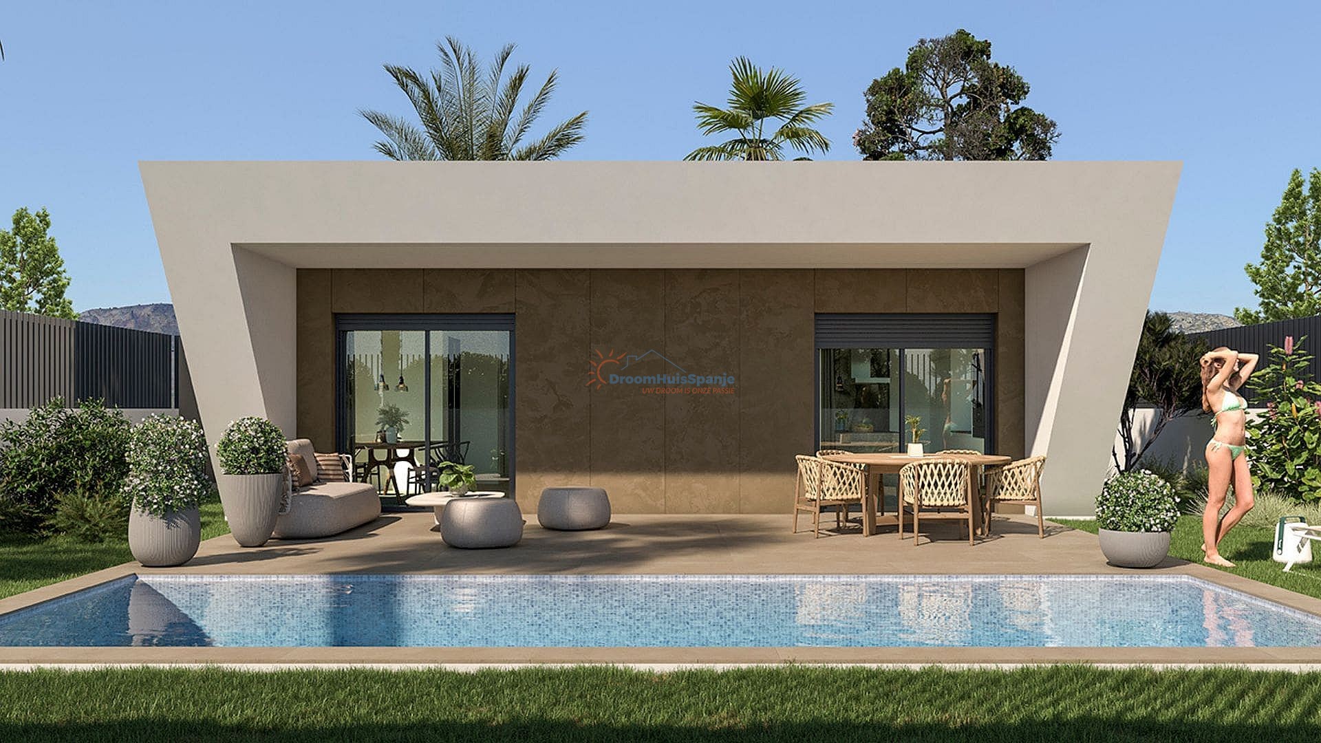 Detached Villa in Hondón de las Nieves - New build - DroomHuisSpanje