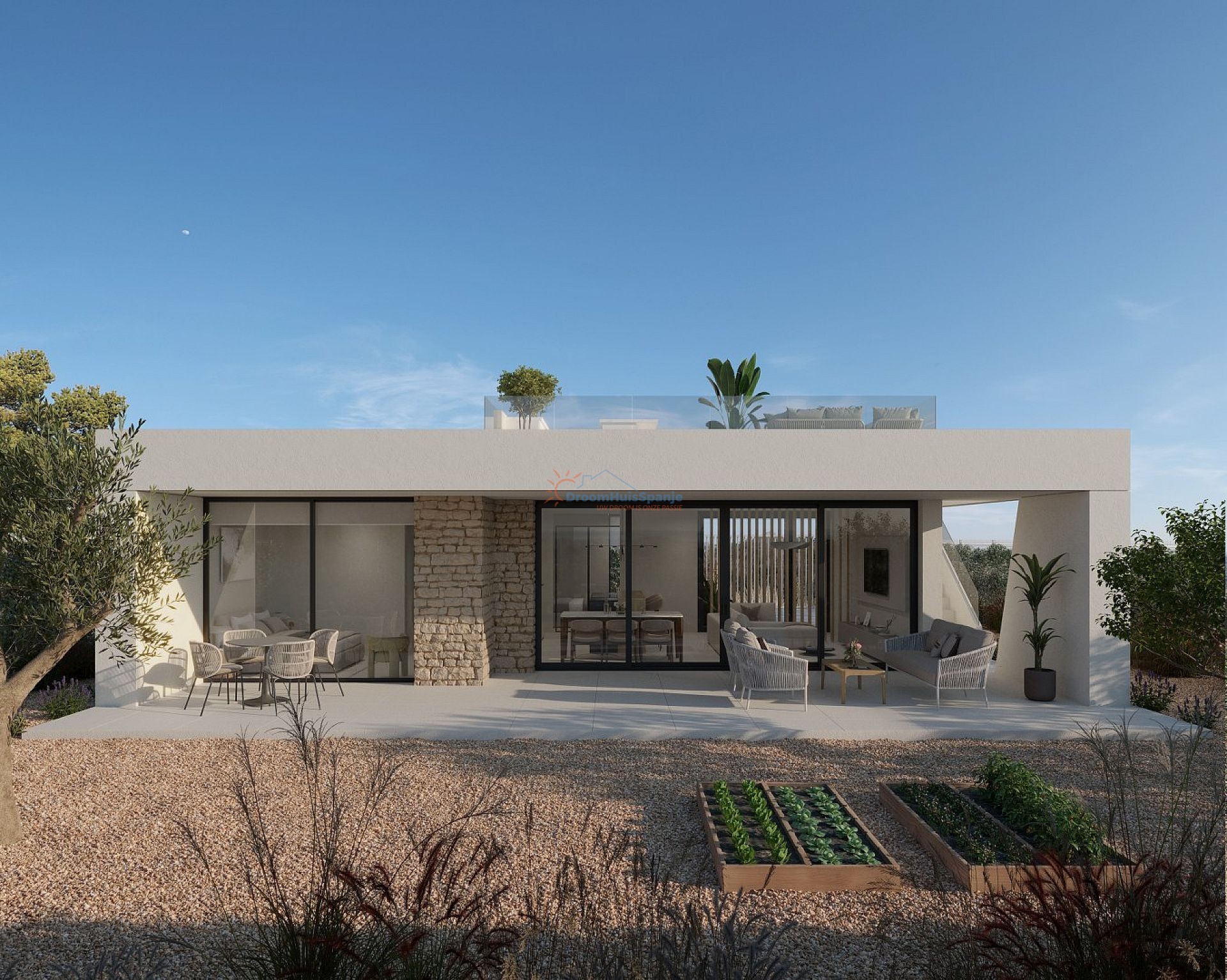 Detached Villa in Hacienda del Álamo - New build - DroomHuisSpanje