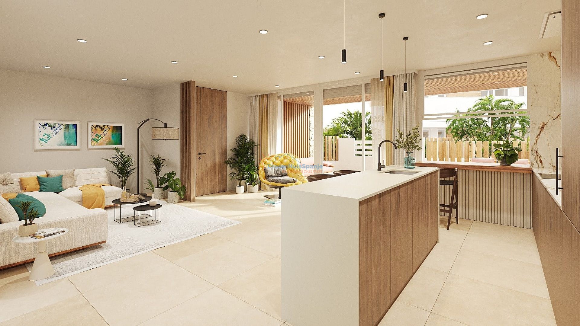 Begane grond appartement op 200m van het strand te koop - DroomHuisSpanje