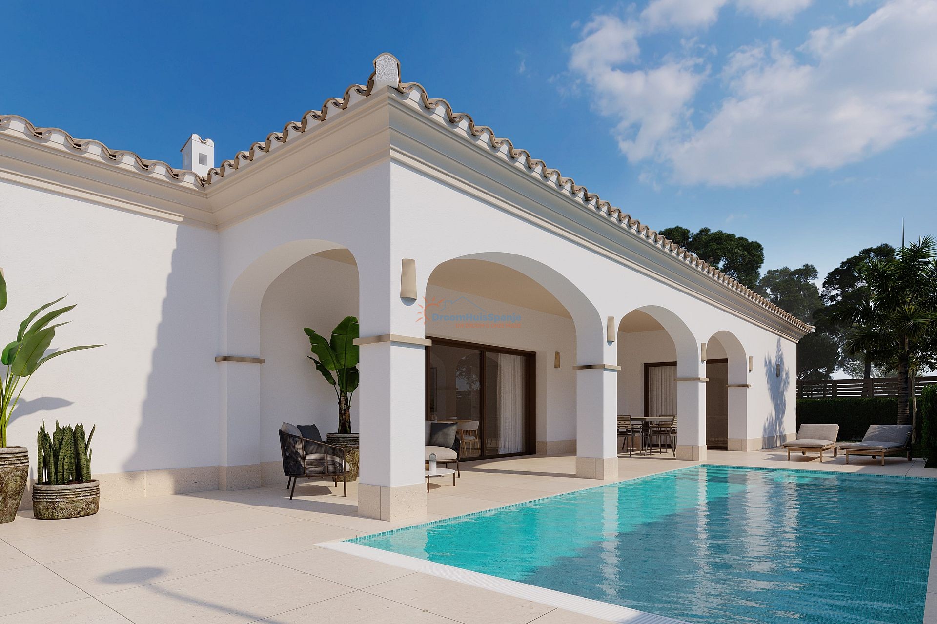 Chalet independiente en San Pedro del Pinatar - Lo Pagan - Obra nueva - DroomHuisSpanje