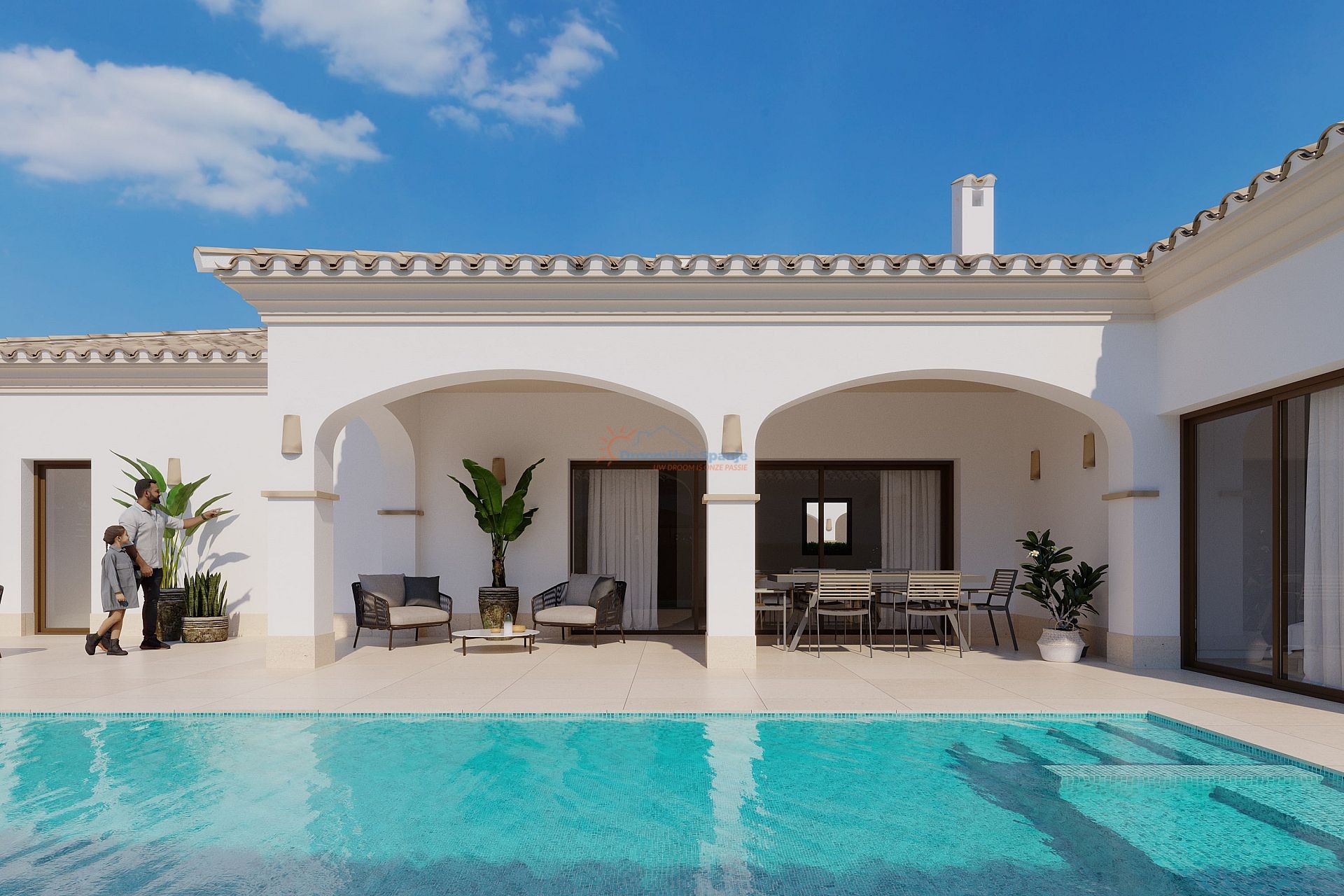 Chalet independiente en San Pedro del Pinatar - Lo Pagan - Obra nueva - DroomHuisSpanje