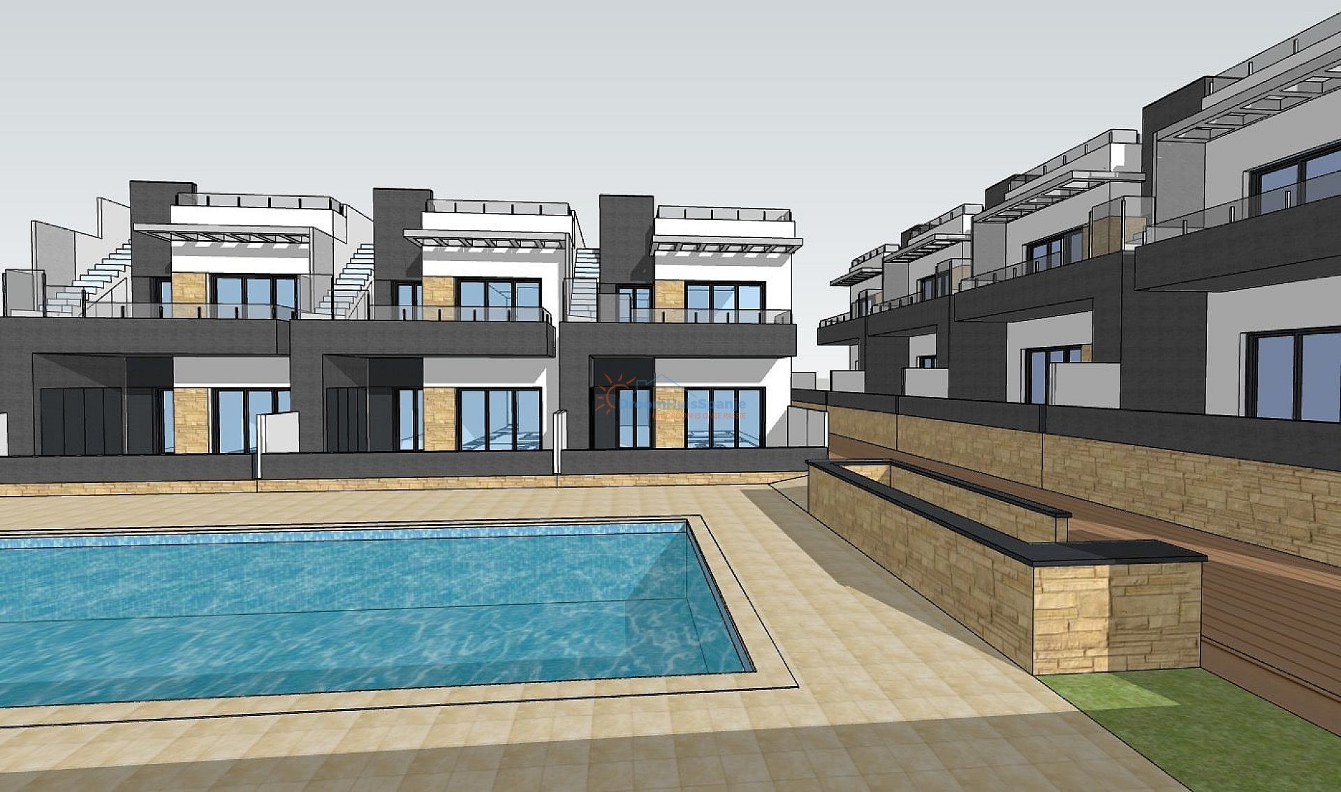 Begane grond appartement met 3 slaapkamers in Bigastro - DroomHuisSpanje