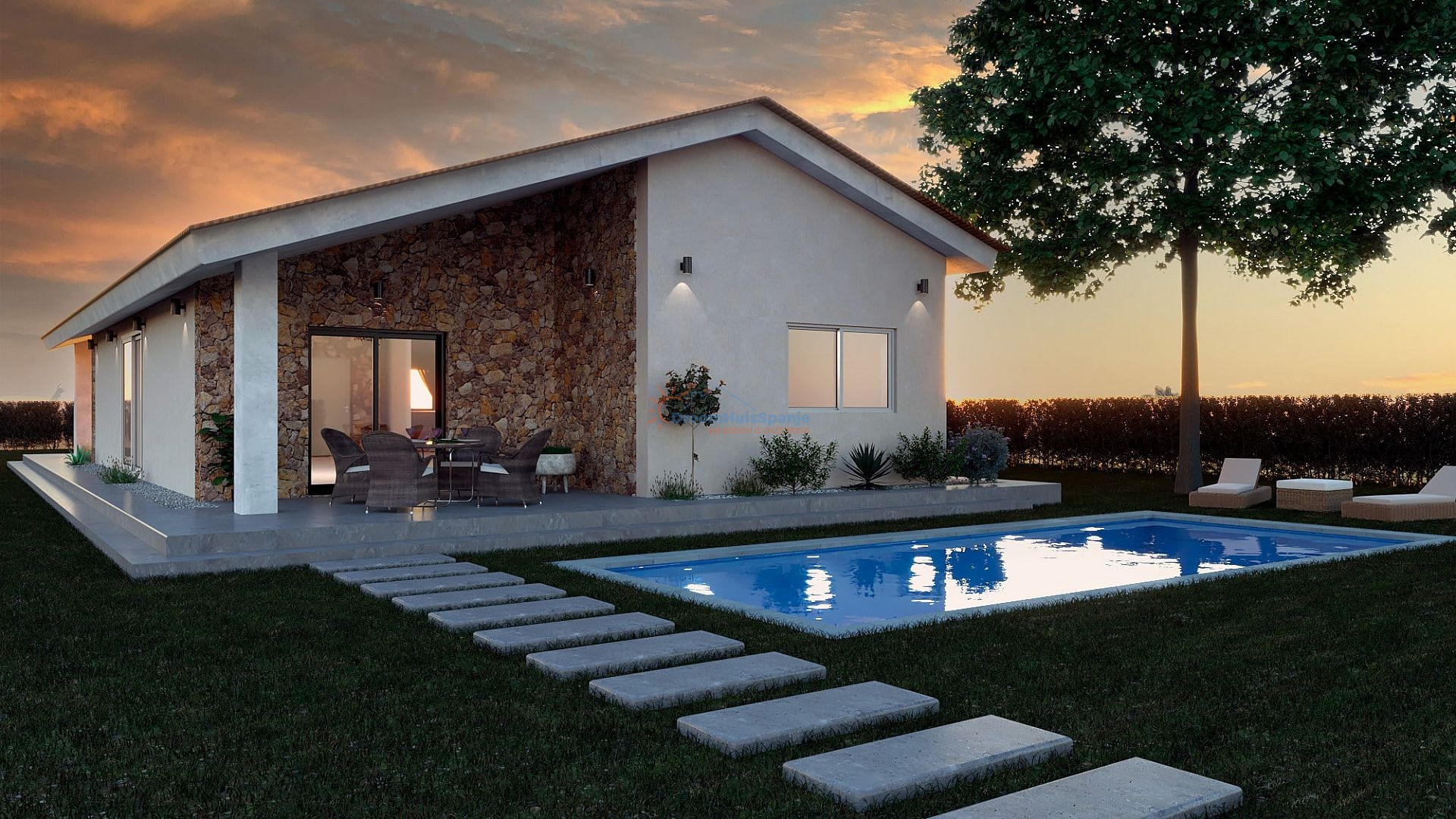 Detached Villa in Moratalla - New build - DroomHuisSpanje