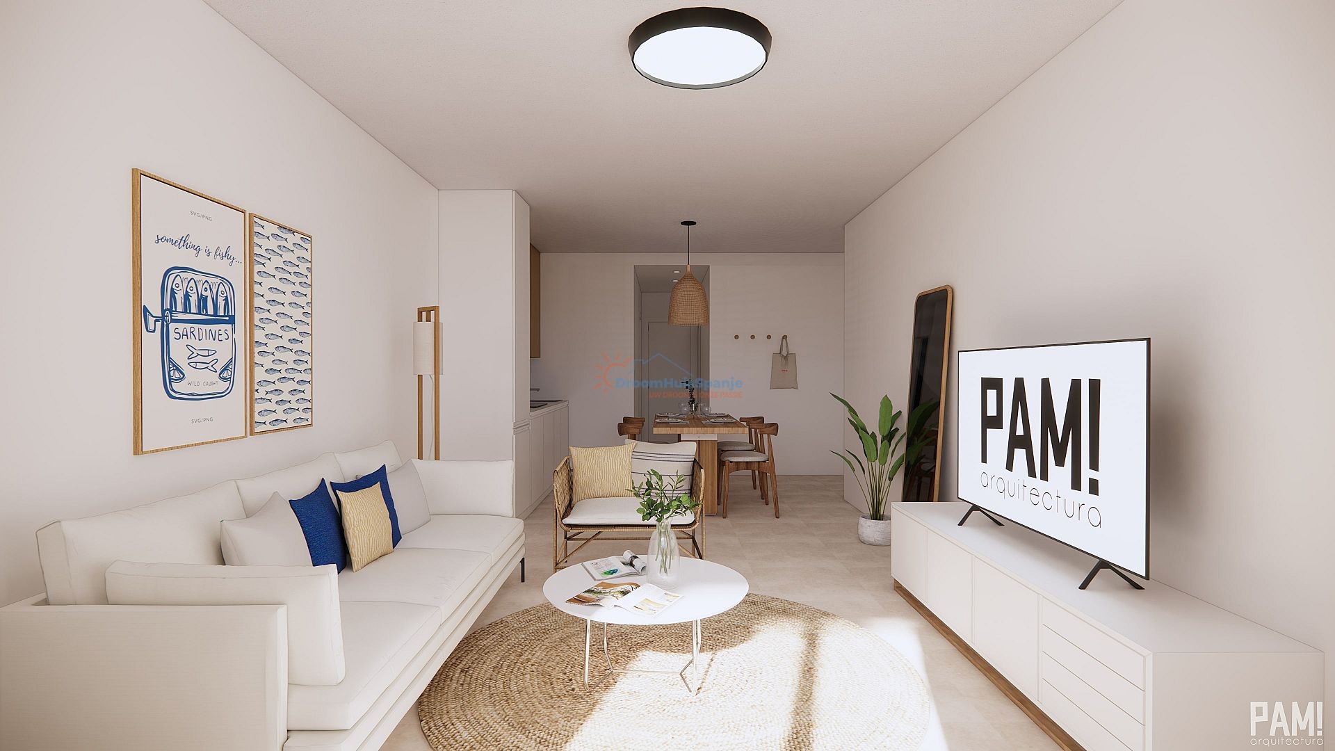 Nieuwbouw 2 slaapkamer appartement op de begane grond te koop - DroomHuisSpanje