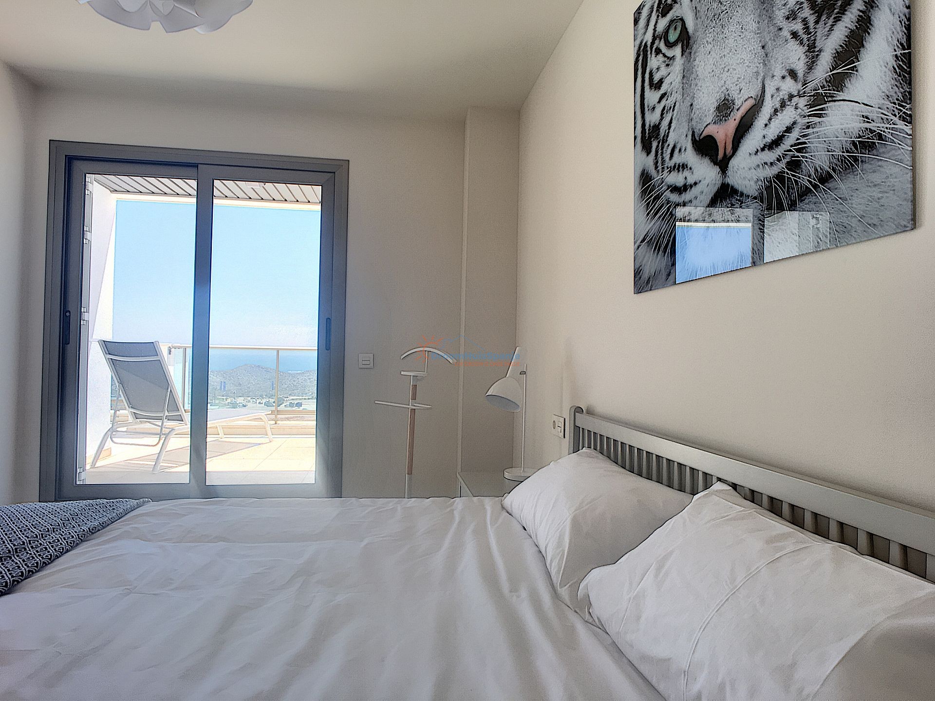 Apartment with panoramic view over the golf and the Mediterranean sea - DroomHuisSpanje